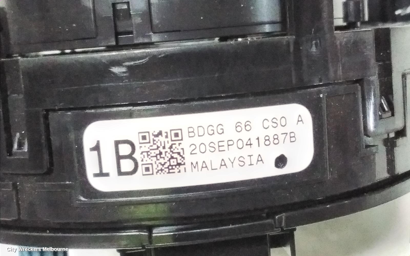 MAZDA 3 AIRBAG MODULE/SENSOR, CLOCKSPRING, BP, 03/2019 ONWARDS