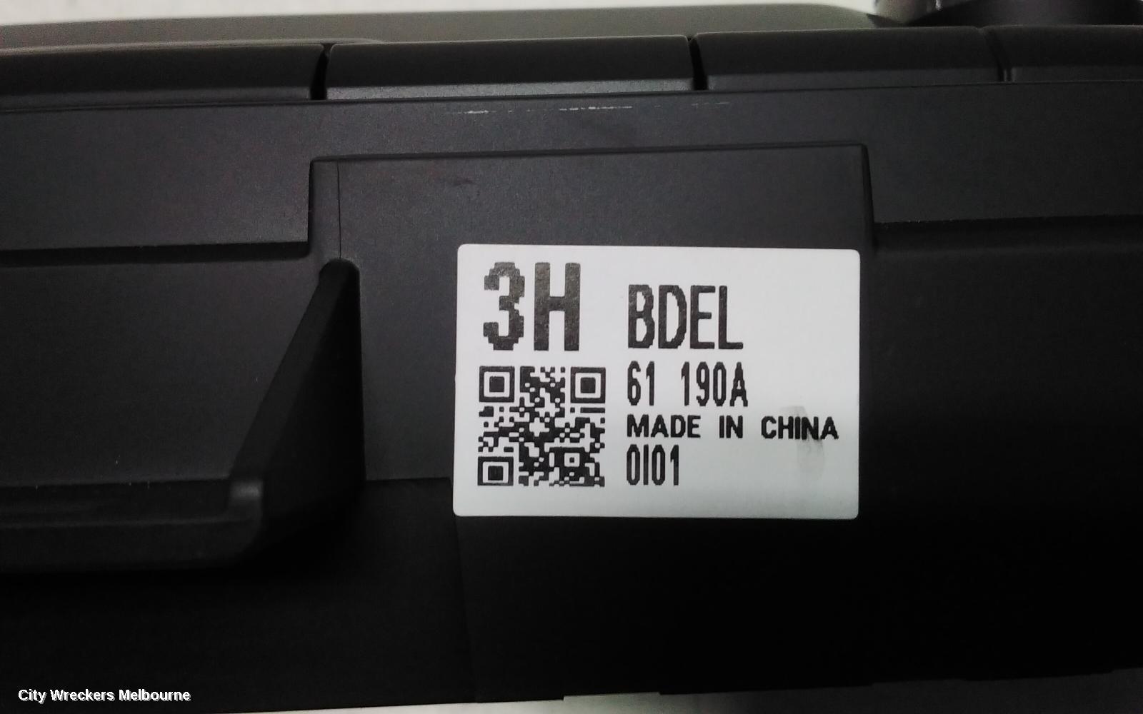MAZDA 3 HEATER/AC CONTROLS, DUAL ZONE CLIMATE TYPE, BP, 03/2019 ONWARDS