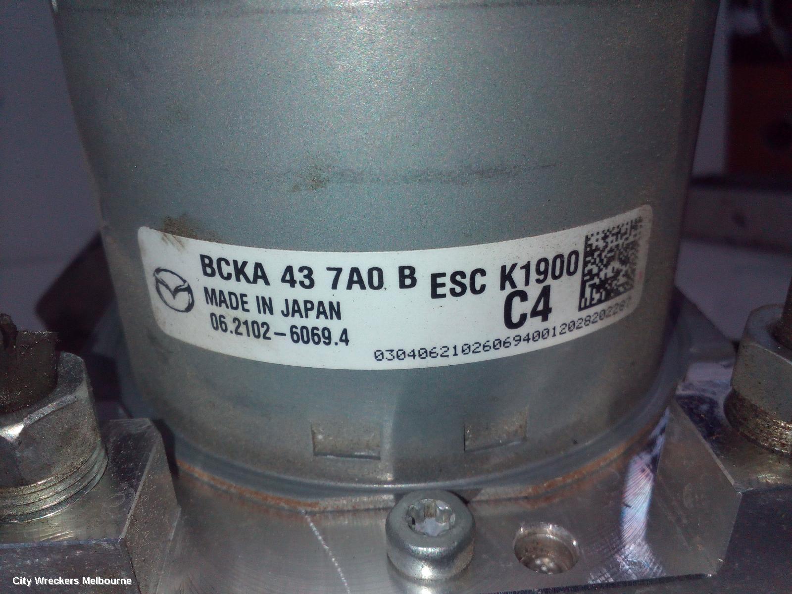 MAZDA 3 ABS PUMP/MODULATOR, BP, 03/2019 ONWARDS
