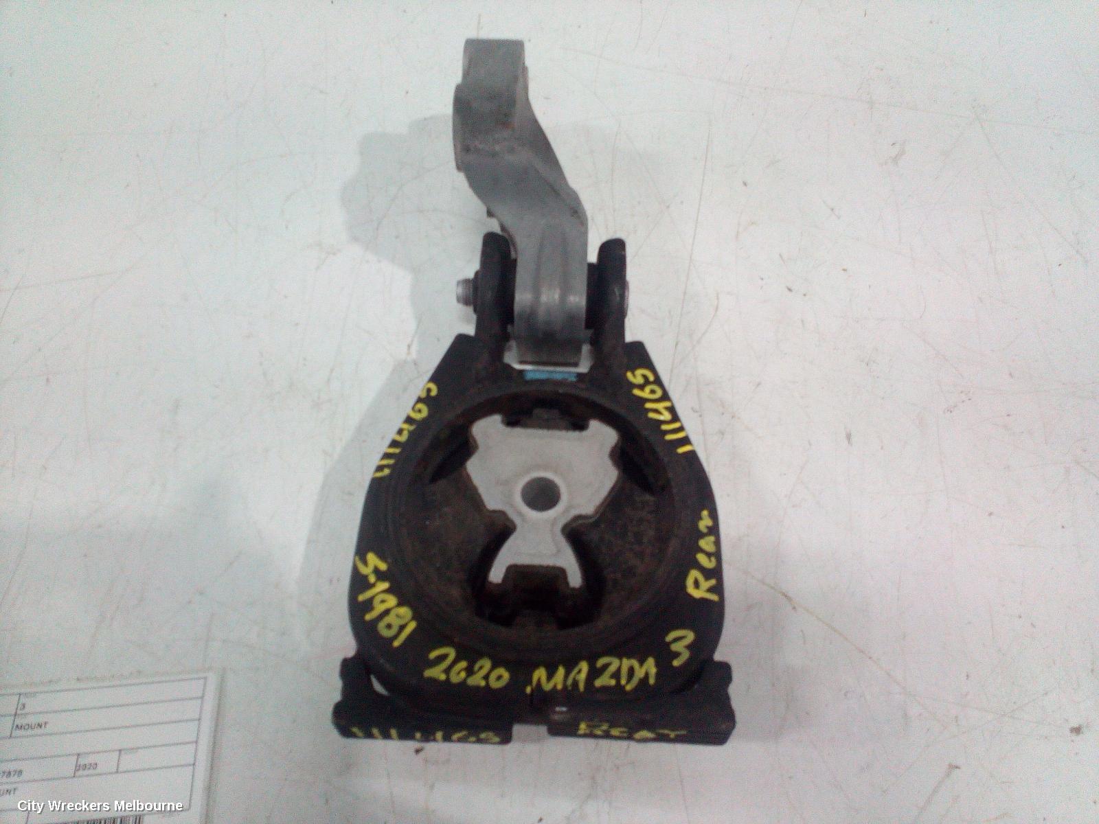 MAZDA 3 MOUNT, BP, 03/2019 ONWARDS