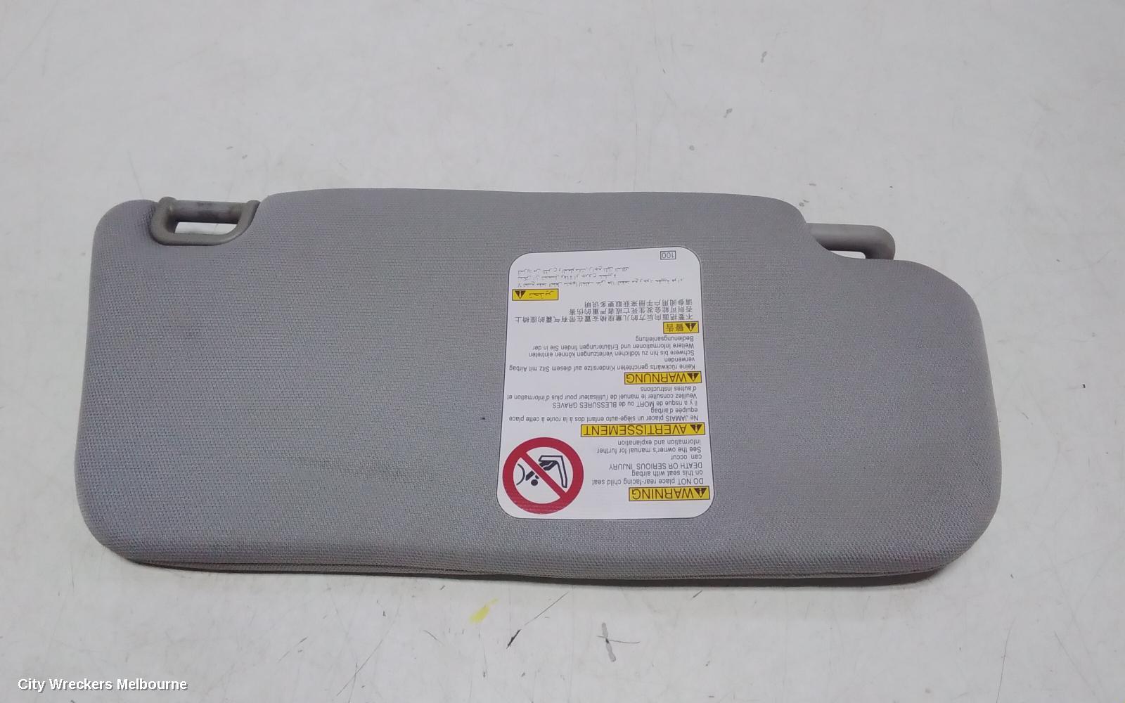 SUBARU IMPREZA SUNVISOR, LH SIDE, 09/2005 - 04/2007