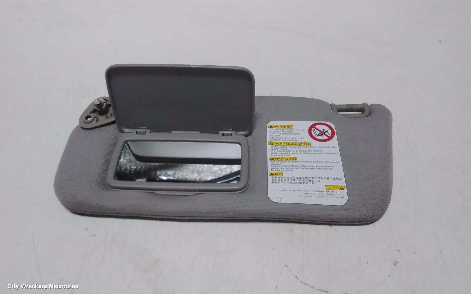 SUBARU IMPREZA SUNVISOR, LH SIDE, 09/2005 - 04/2007