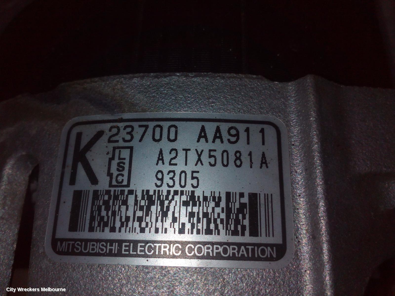 SUBARU WRX ALTERNATOR, PETROL, 2.0, FA20F, TURBO, V1, 03/2014 - 10/2021
