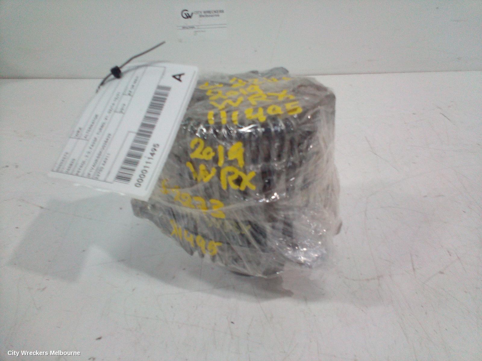SUBARU WRX ALTERNATOR, PETROL, 2.0, FA20F, TURBO, V1, 03/2014 - 10/2021
