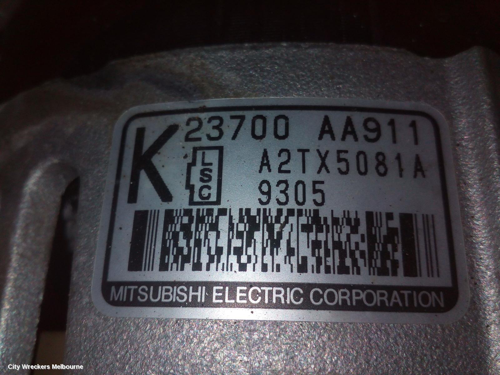 SUBARU WRX ALTERNATOR, PETROL, 2.0, FA20F, TURBO, V1, 03/2014 - 10/2021