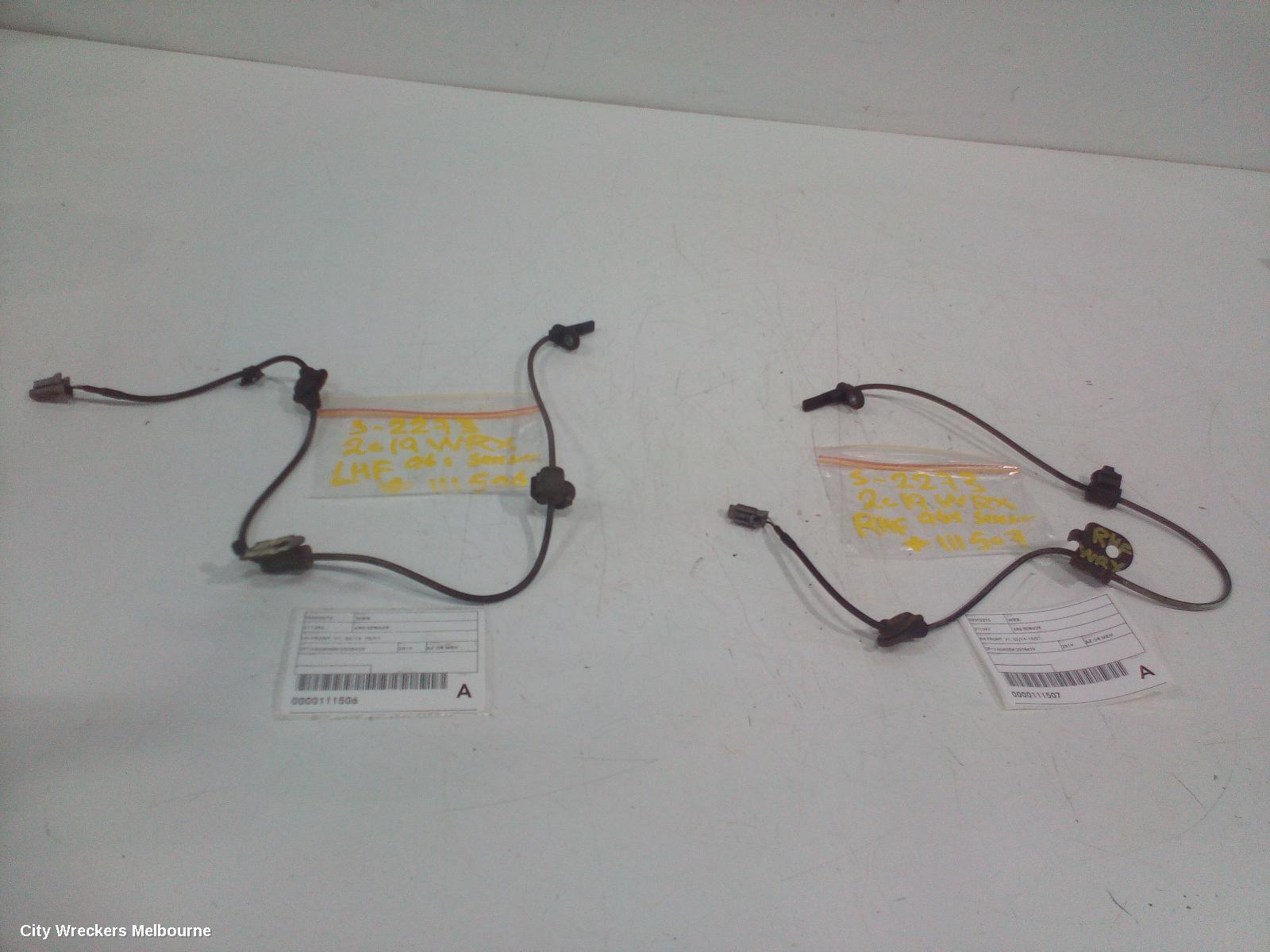 SUBARU WRX ABS SENSOR, LH FRONT, V1, 03/2014 - 10/2021