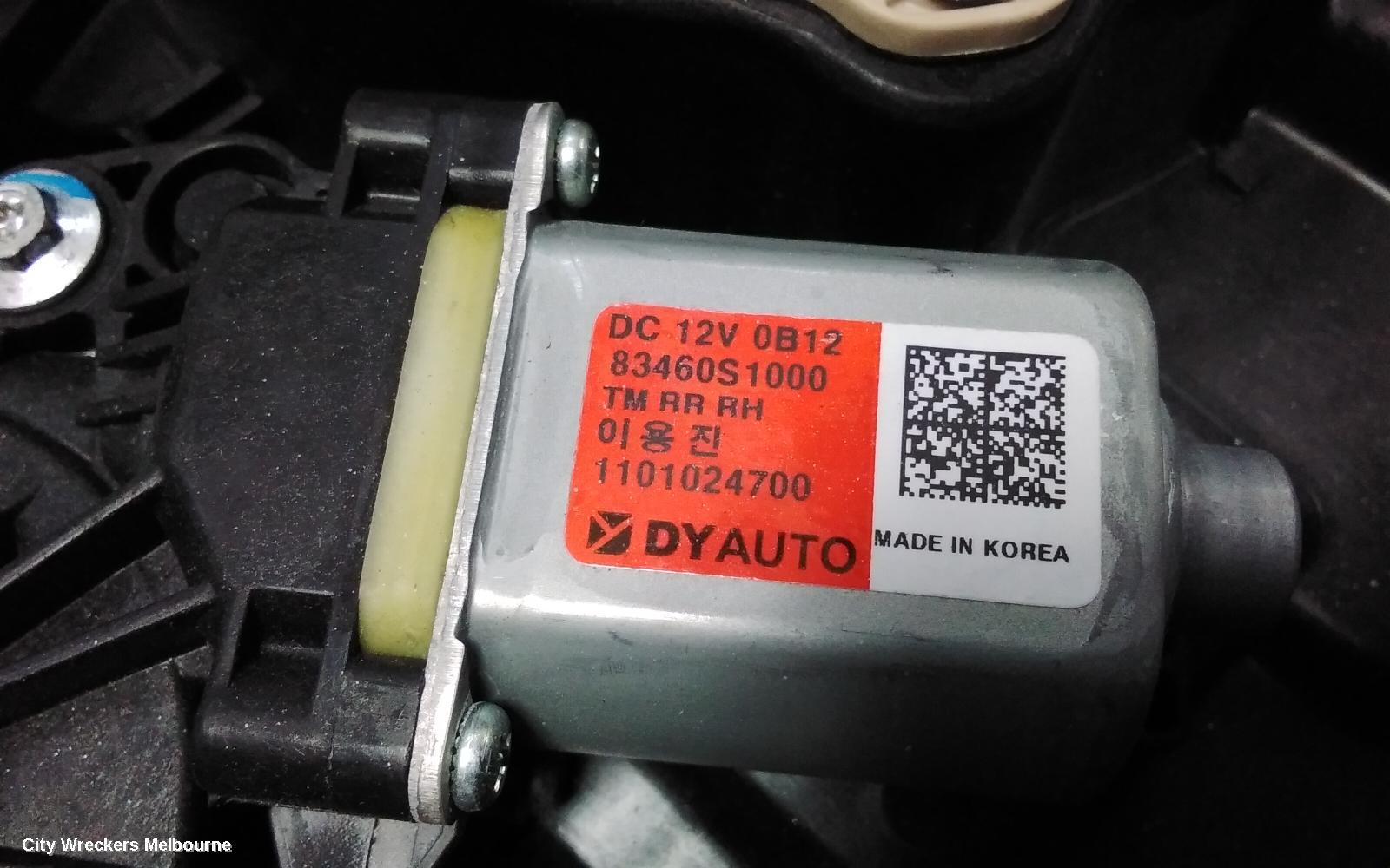 HYUNDAI SANTA FE RIGHT REAR WND REG/MOTOR, TM, DOOR REG & MOTOR ASSY, 03/2018 ONWARDS