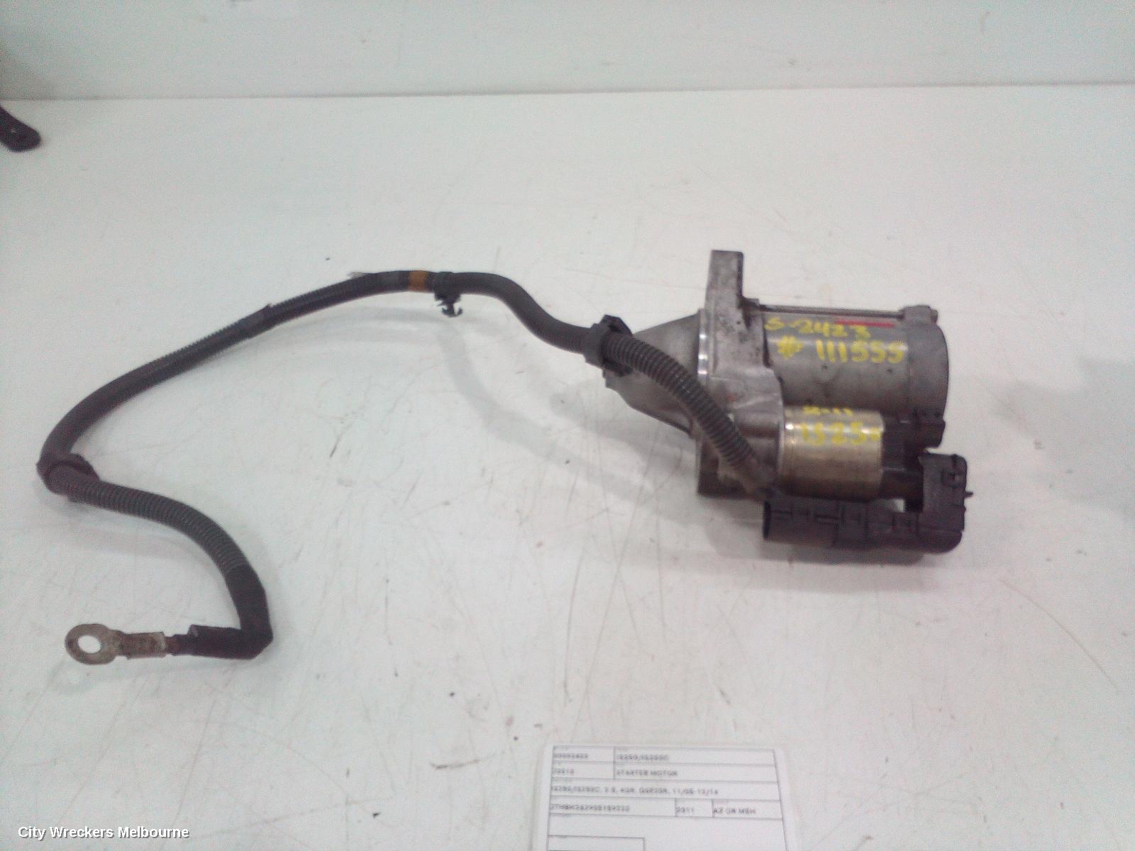 LEXUS IS250/IS250C STARTER, IS250/IS250C, 2.5, 4GR, GSE20R, 11/2005 - 12/2014