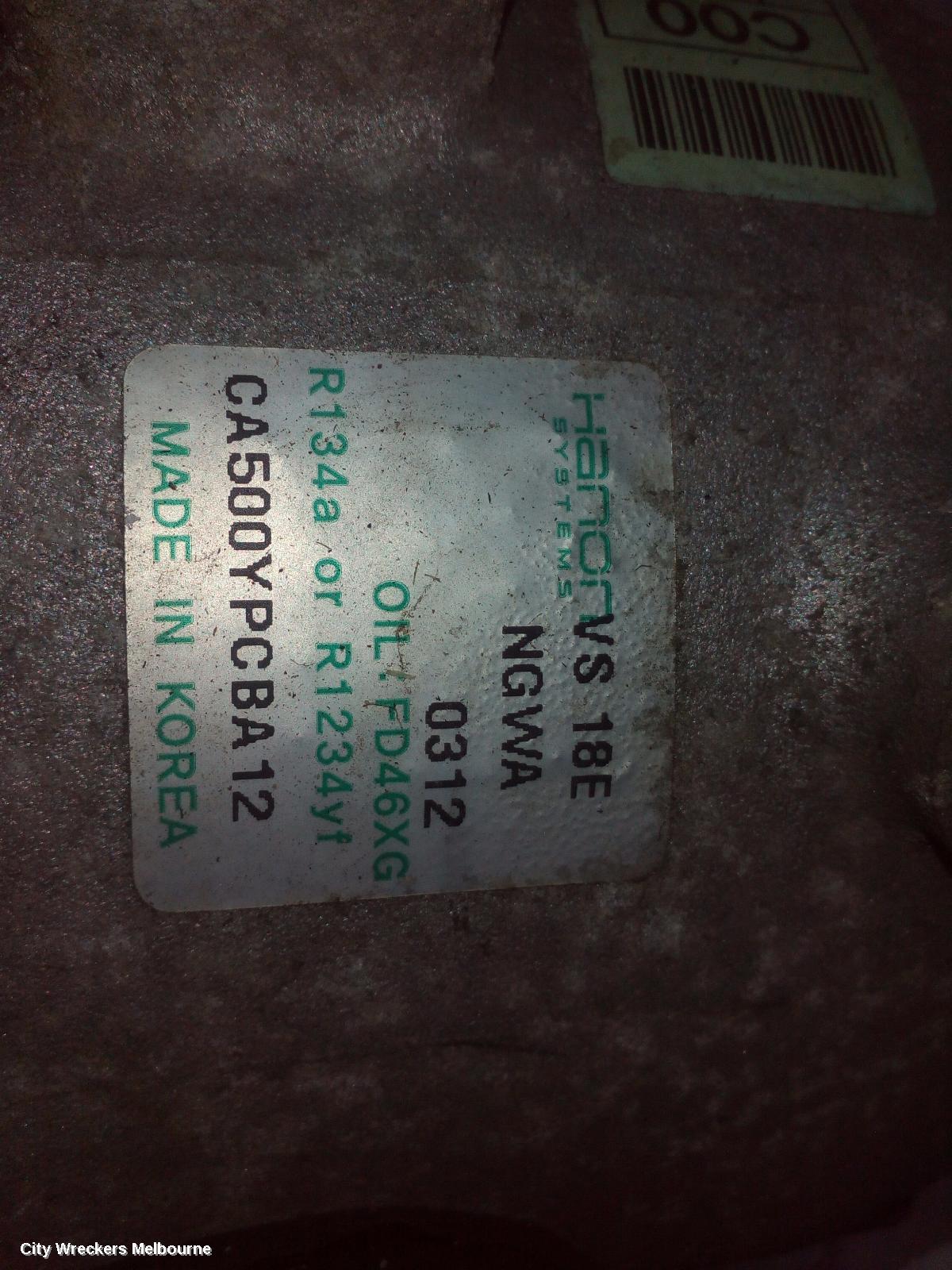 KIA CARNIVAL/GRAND CARNIVAL A/C COMPRESSOR, YP, 3.3, PETROL, G6DH/G6DM, 02/2015 - 10/2020
