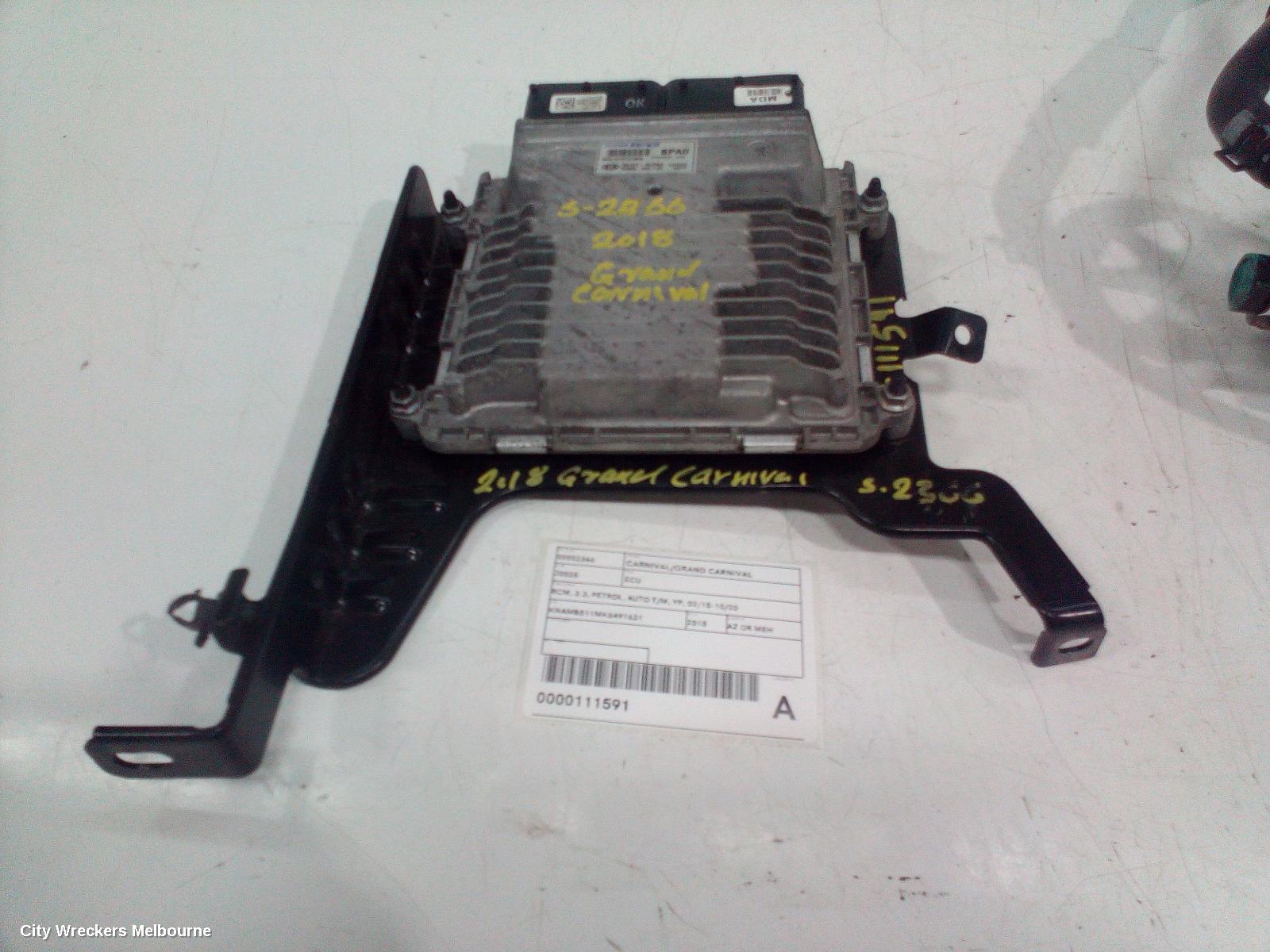 KIA CARNIVAL/GRAND CARNIVAL ECU, BCM, 3.3, PETROL, AUTO T/M, YP, 02/2015 - 10/2020