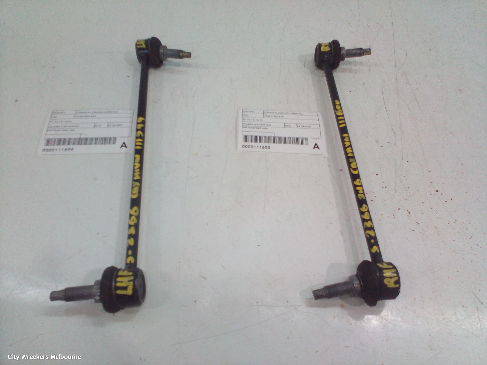KIA CARNIVAL/GRAND CARNIVAL STABILISER BAR, YP, 01/2015 - 10/2020