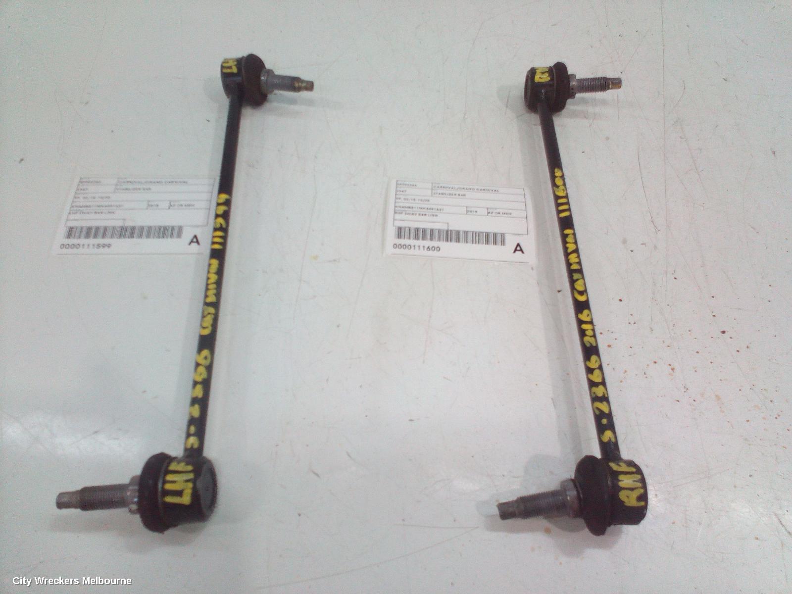 KIA CARNIVAL/GRAND CARNIVAL STABILISER BAR, YP, 01/2015 - 10/2020