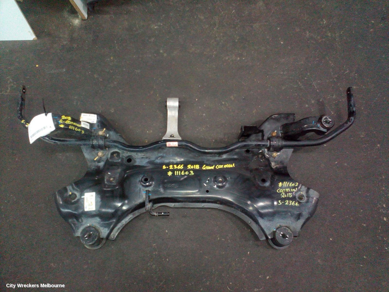 KIA CARNIVAL/GRAND CARNIVAL FRT XMEMBER/CRADLE, YP, 3.3, PETROL, CROSSMEMBER, 02/2015 - 10/2020