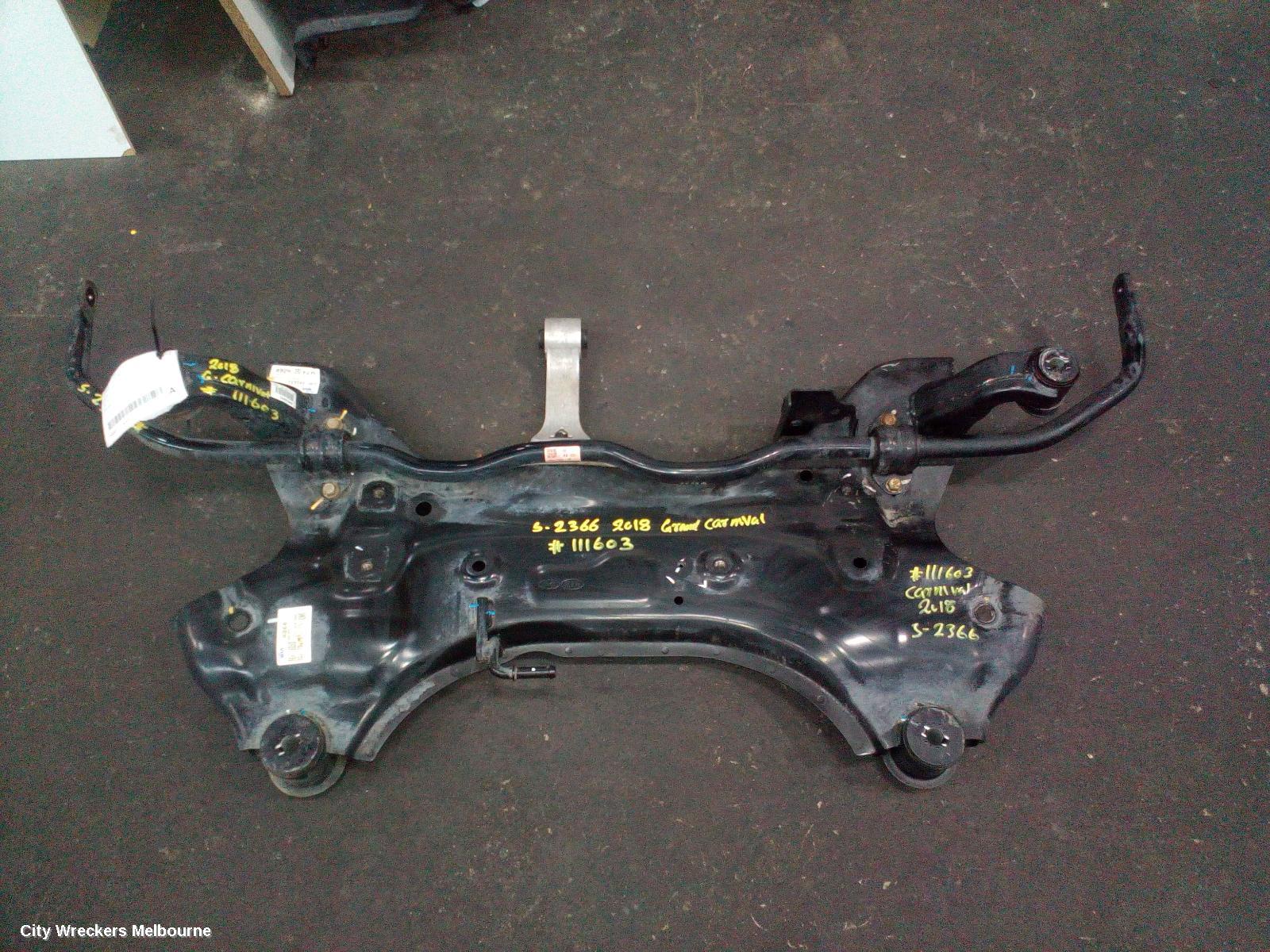 KIA CARNIVAL/GRAND CARNIVAL FRT XMEMBER/CRADLE, YP, 3.3, PETROL, CROSSMEMBER, 02/2015 - 10/2020