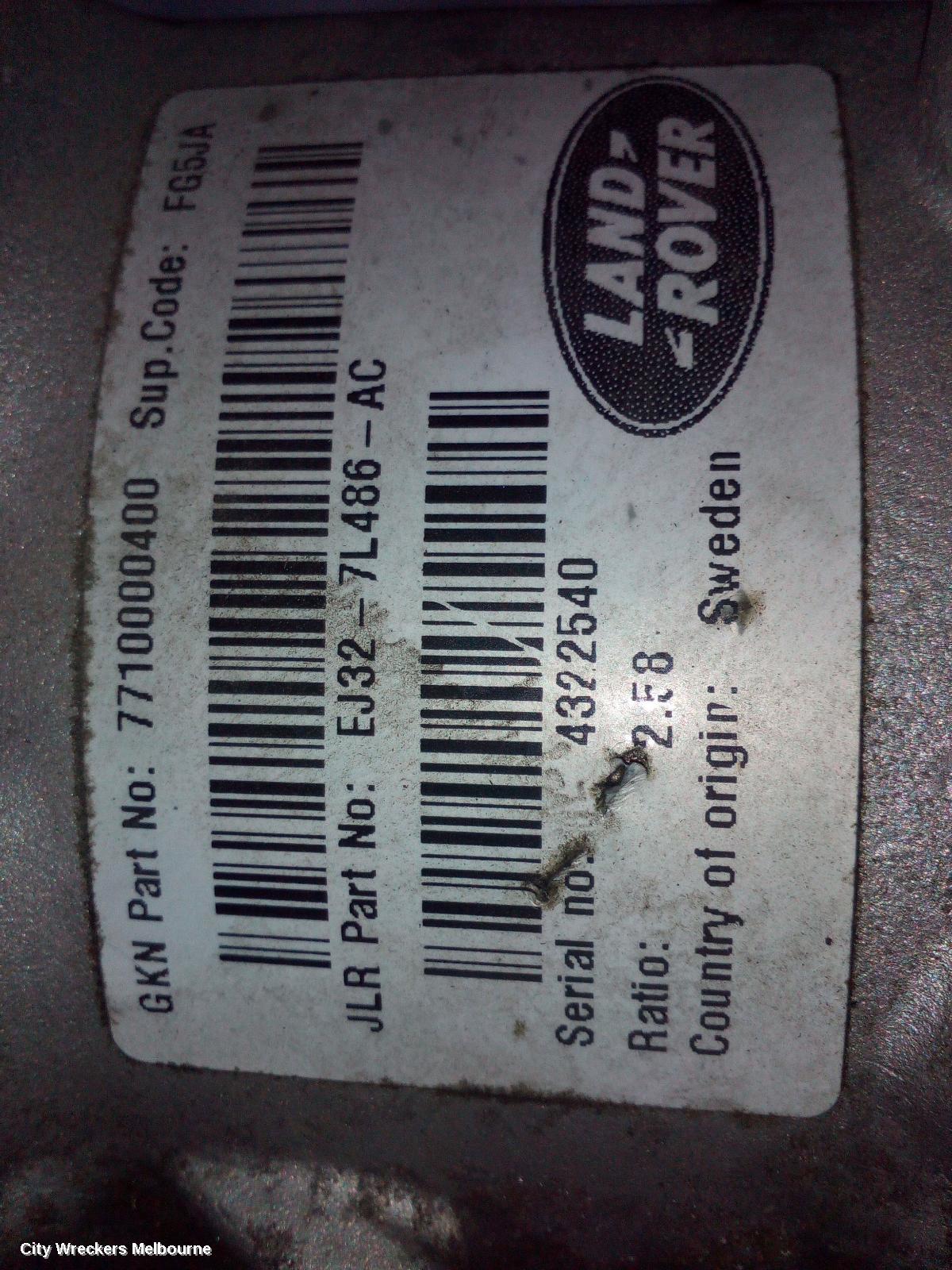 LAND ROVER DISCOVERY SPORT TRANSFER CASE, AUTO, L550, 01/2015 - 06/2019