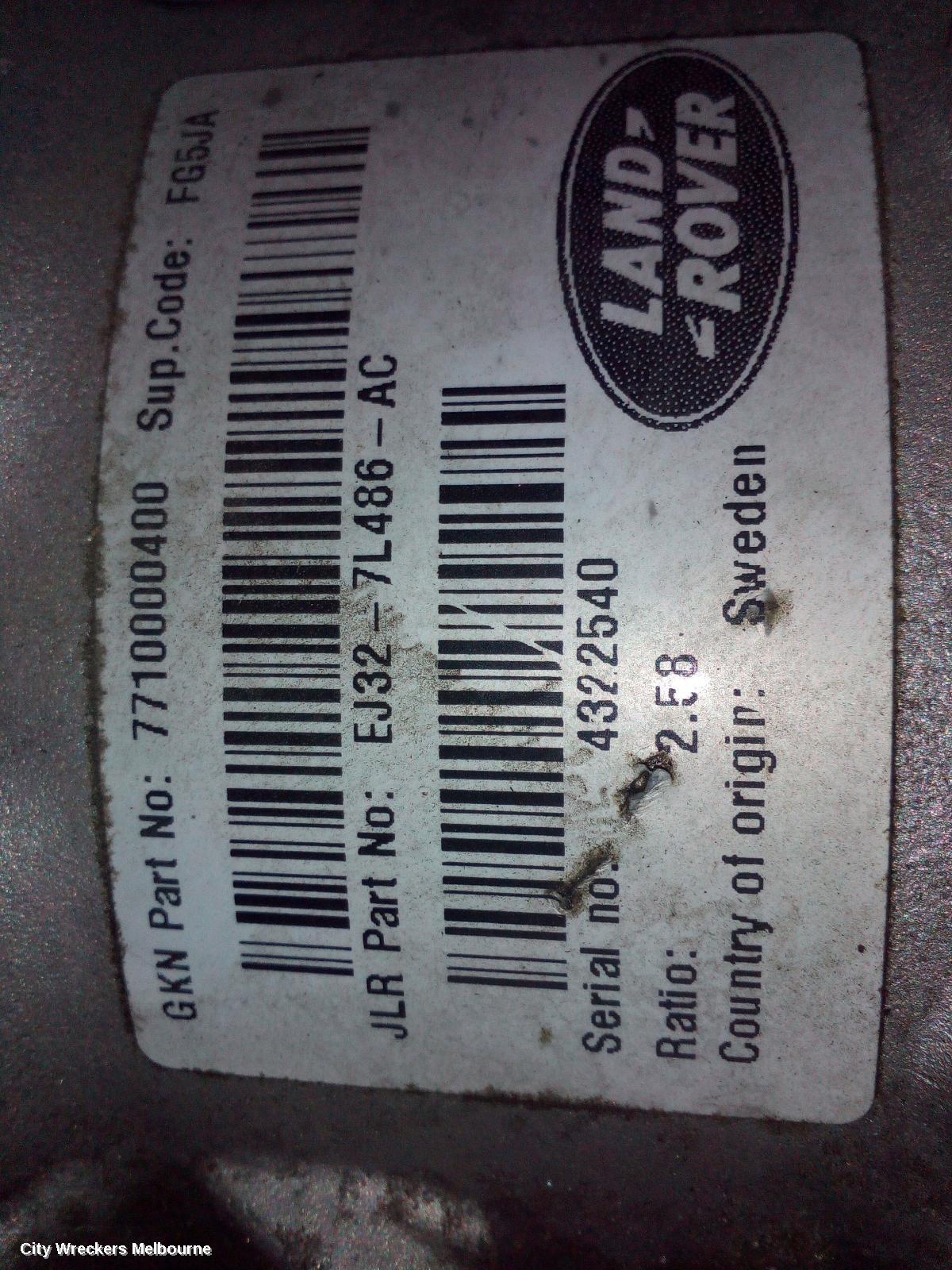 LAND ROVER DISCOVERY SPORT TRANSFER CASE, AUTO, L550, 01/2015 - 06/2019