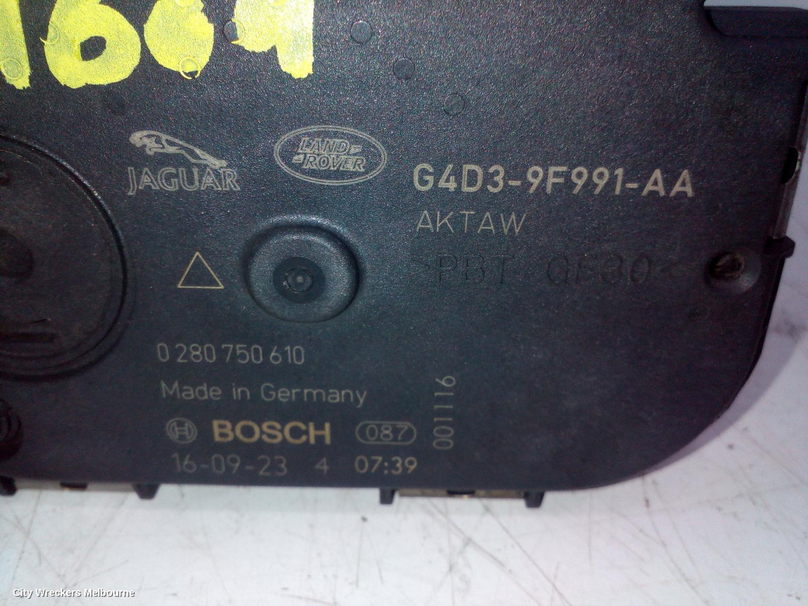 LAND ROVER DISCOVERY SPORT THROTTLE BODY, 2.0, DIESEL, L550, 07/2016 - 06/2019