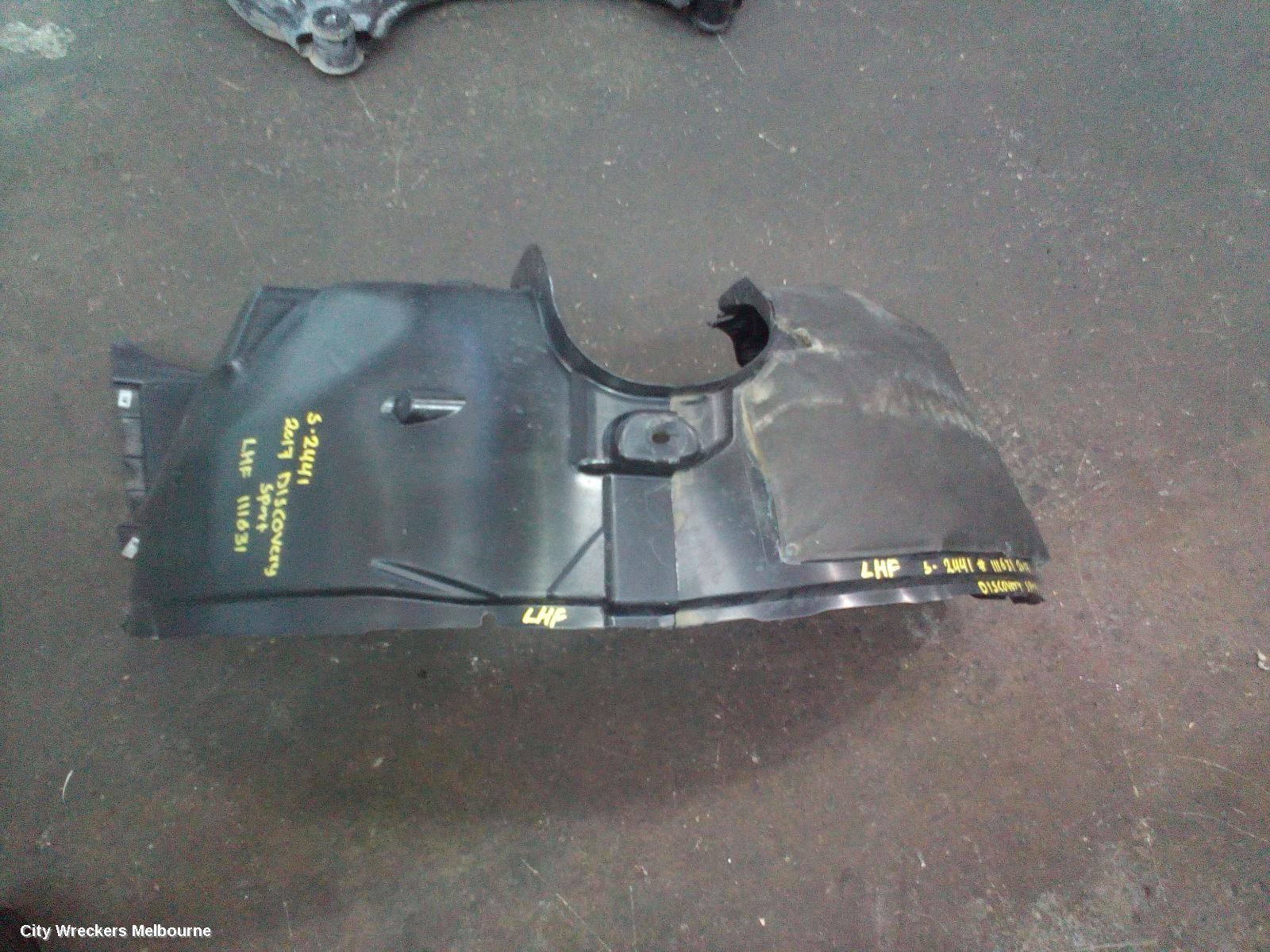 LAND ROVER DISCOVERY SPORT LEFT GUARD LINER, L550, FRONT ASSY, 01/2015 - 06/2019