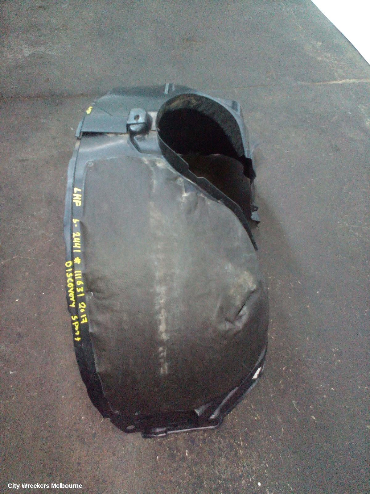 LAND ROVER DISCOVERY SPORT LEFT GUARD LINER, L550, FRONT ASSY, 01/2015 - 06/2019