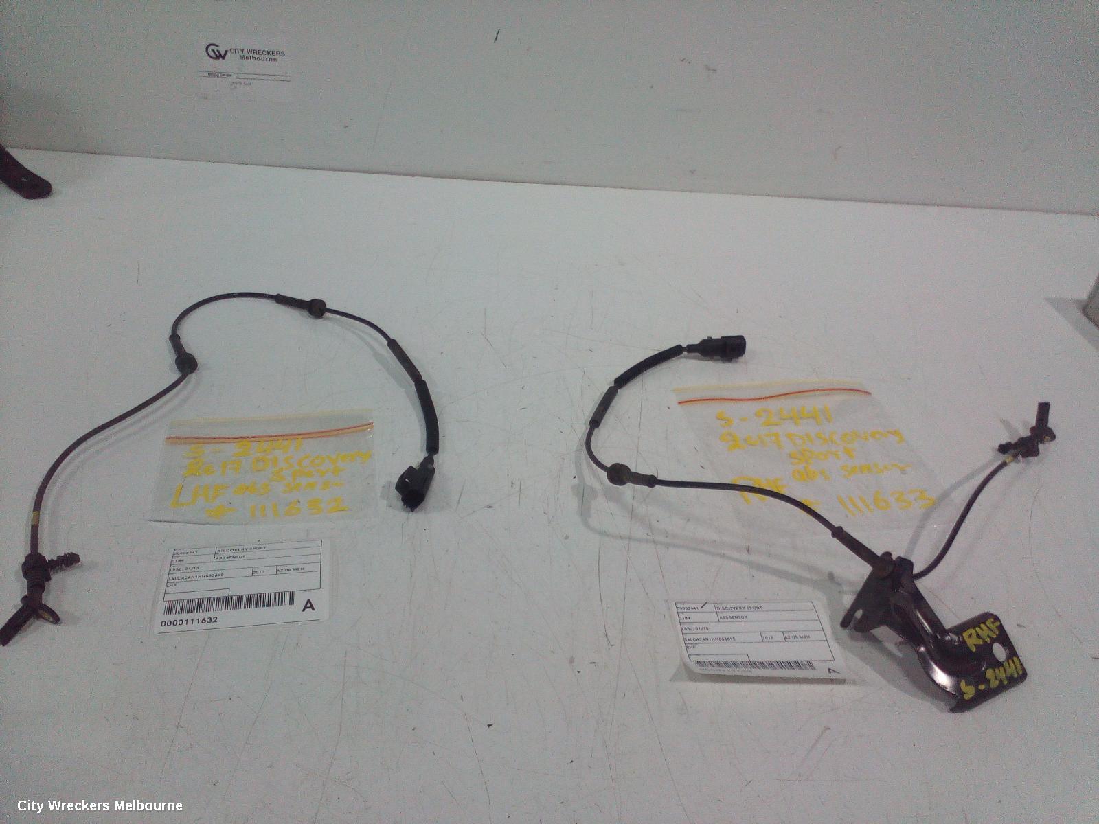 LAND ROVER DISCOVERY SPORT ABS SENSOR, L550, LH FRONT, 01/2015 ONWARDS