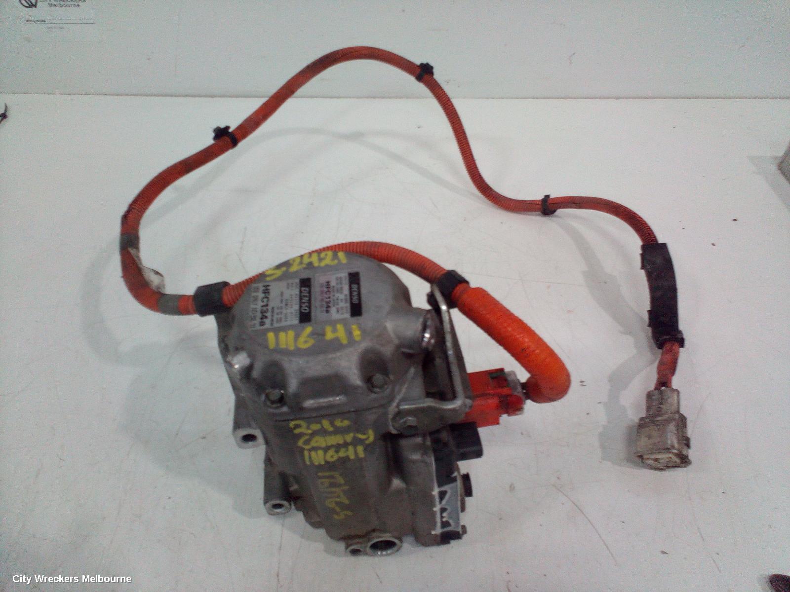 TOYOTA CAMRY A/C COMPRESSOR, AHV40, HYBRID, 12/2009 - 11/2011