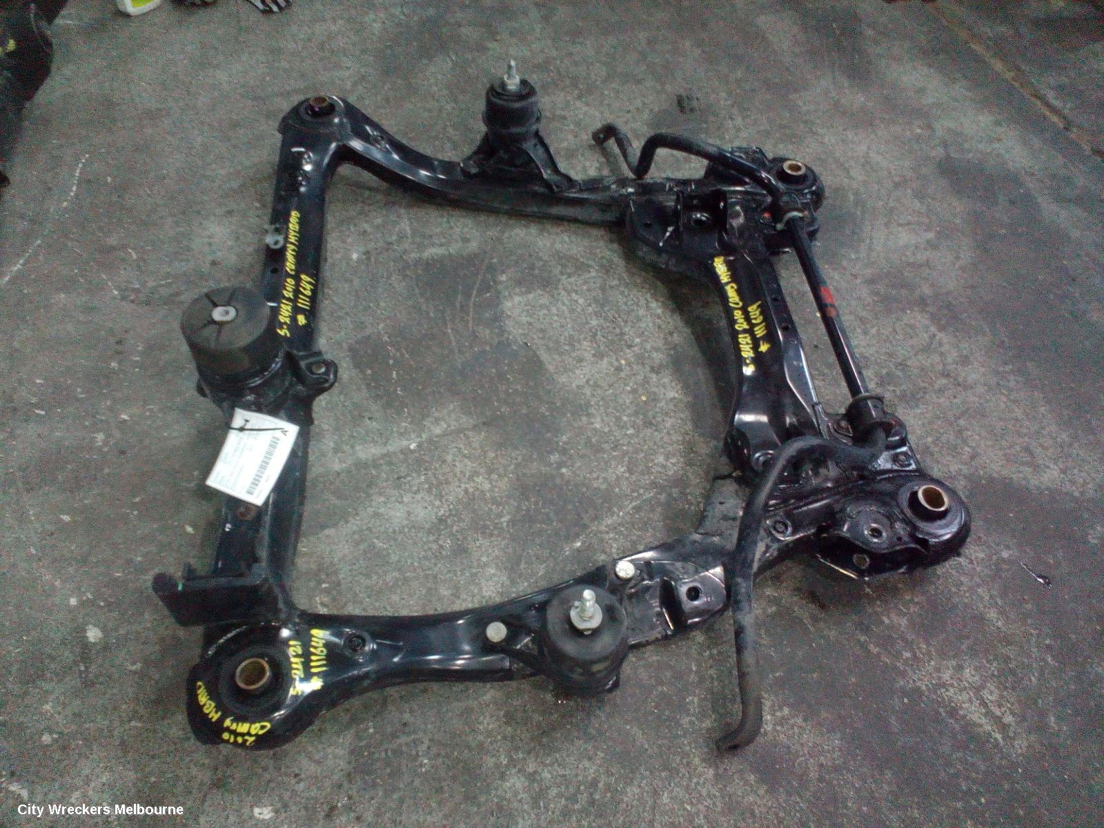 TOYOTA CAMRY FRT XMEMBER/CRADLE, AHV40, FRONT ENGINE CROSSMEMBER, HYBRID, 12/2009 - 11/2011