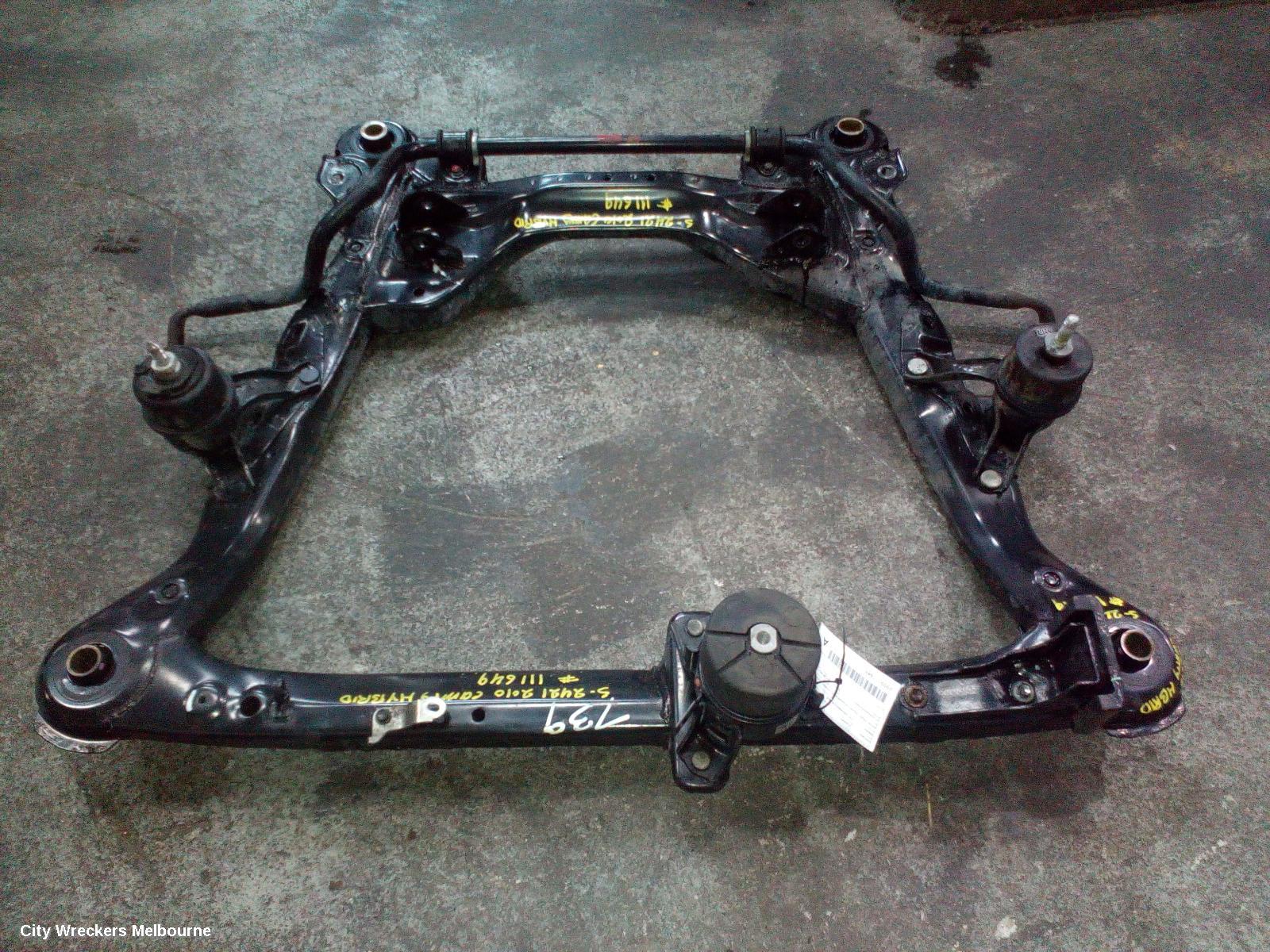 TOYOTA CAMRY FRT XMEMBER/CRADLE, AHV40, FRONT ENGINE CROSSMEMBER, HYBRID, 12/2009 - 11/2011