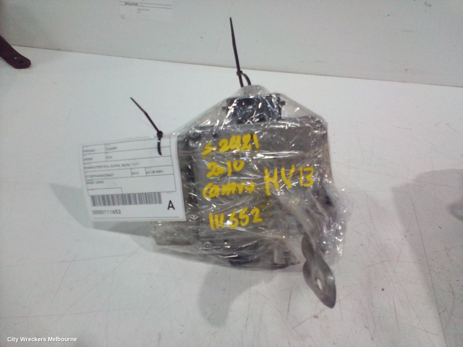 TOYOTA CAMRY ECU, POWER STEER ECU, ACV40, 06/2006 - 11/2011