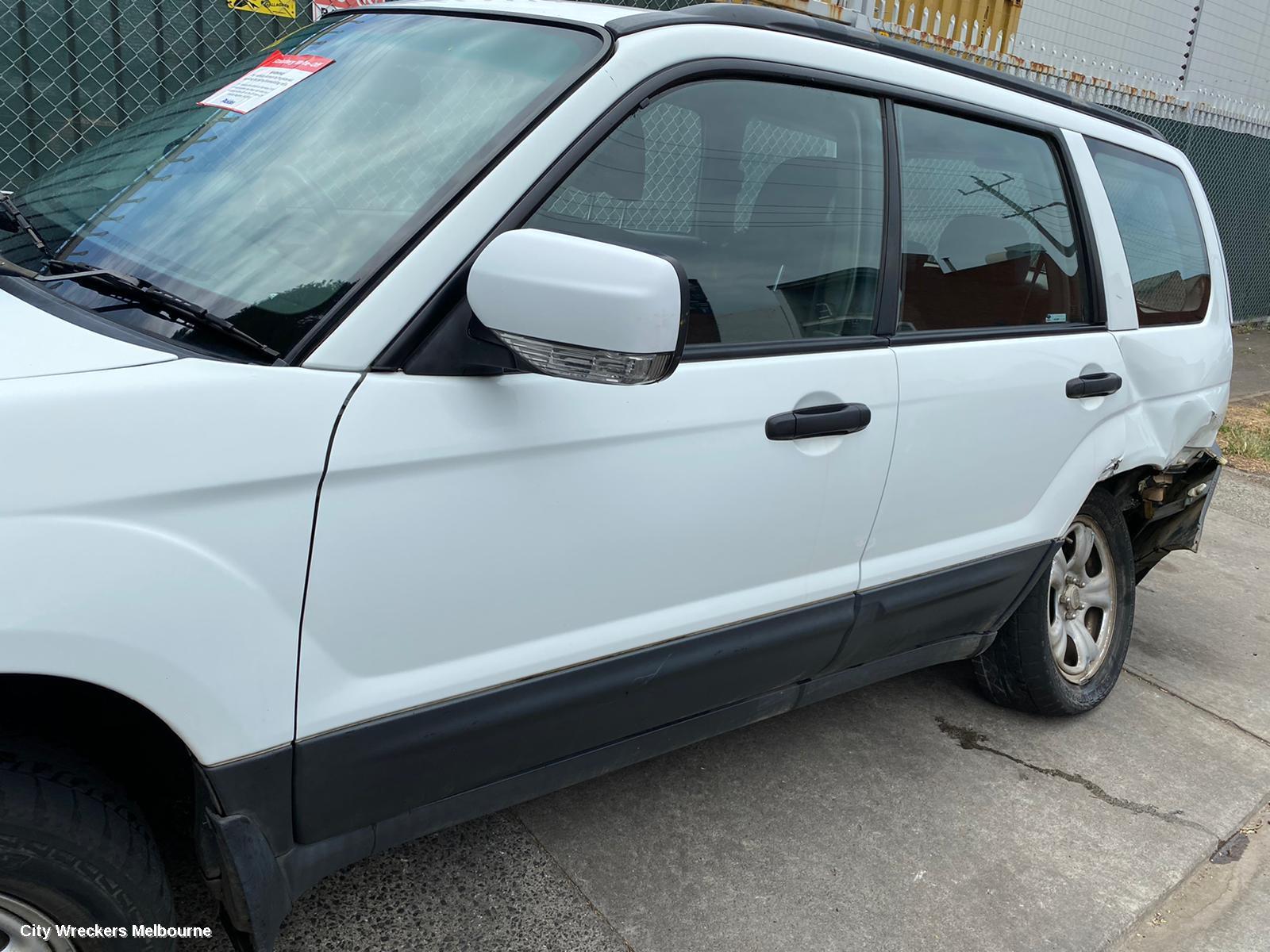 SUBARU FORESTER LEFT REAR DOOR WINDOW, STANDARD TYPE, 07/2002 - 02/2008