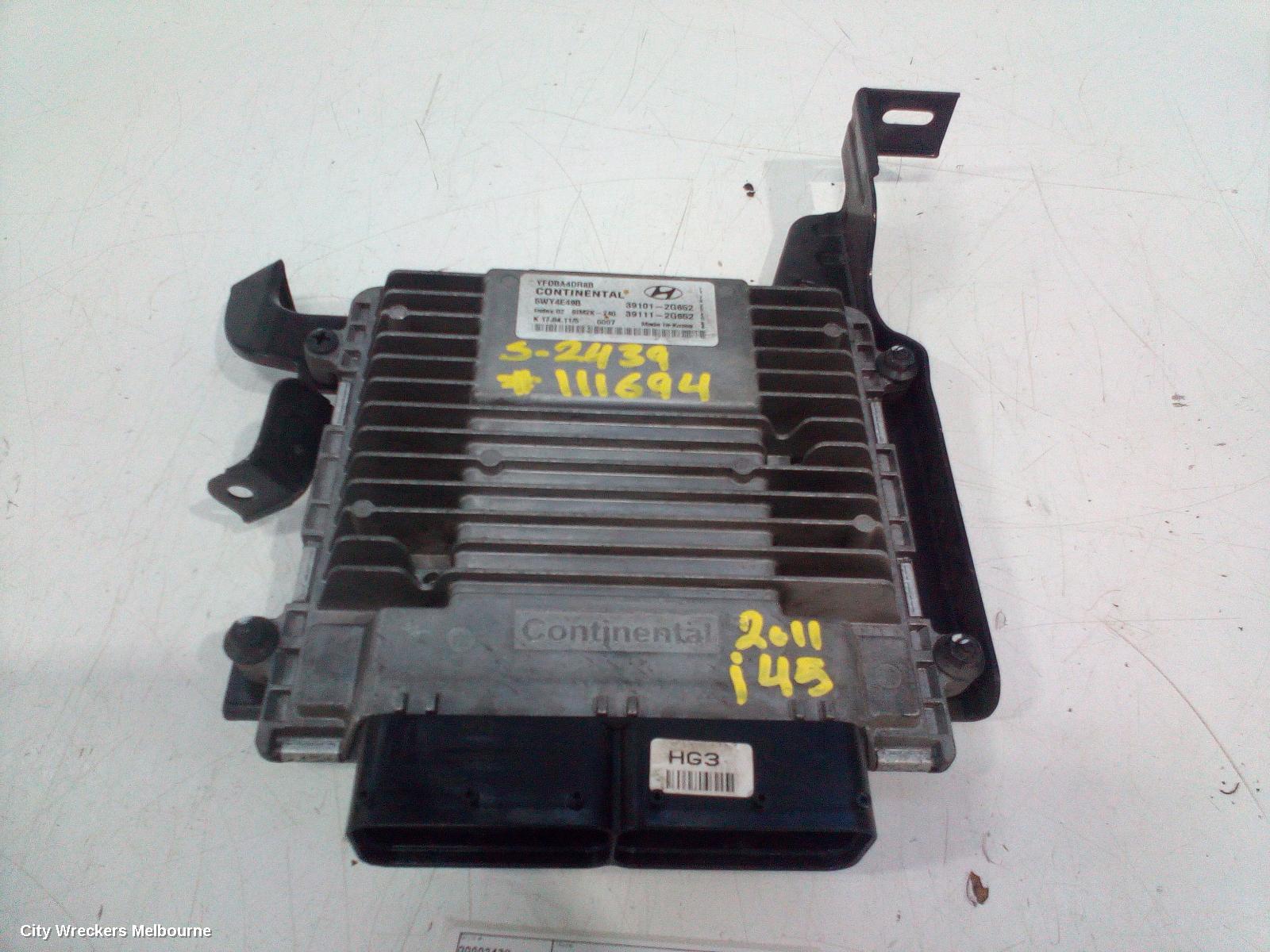 HYUNDAI I45 ECU, ENGINE ECU, 2.4, G4KJ, AUTO TM, ECU ONLY, YF, 02/2010 - 04/2014