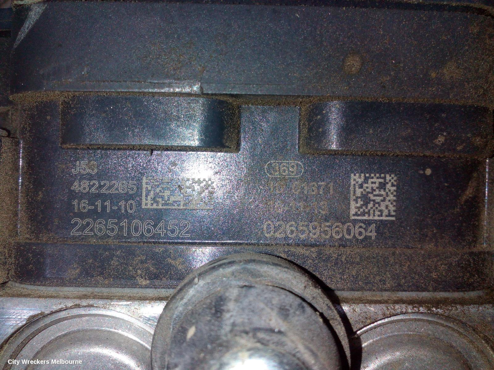 HOLDEN COMMODORE ABS PUMP/MODULATOR, VF, NON TRACTION CONTROL TYPE, 05/2013 - 12/2017