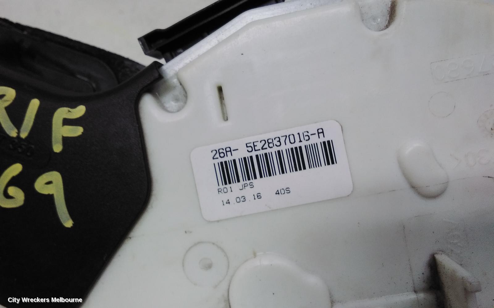 VOLKSWAGEN PASSAT DOOR/BOOT/GATE LOCK, B8/MK7, RIGHT FRONT DOOR, 06/2015 ONWARDS
