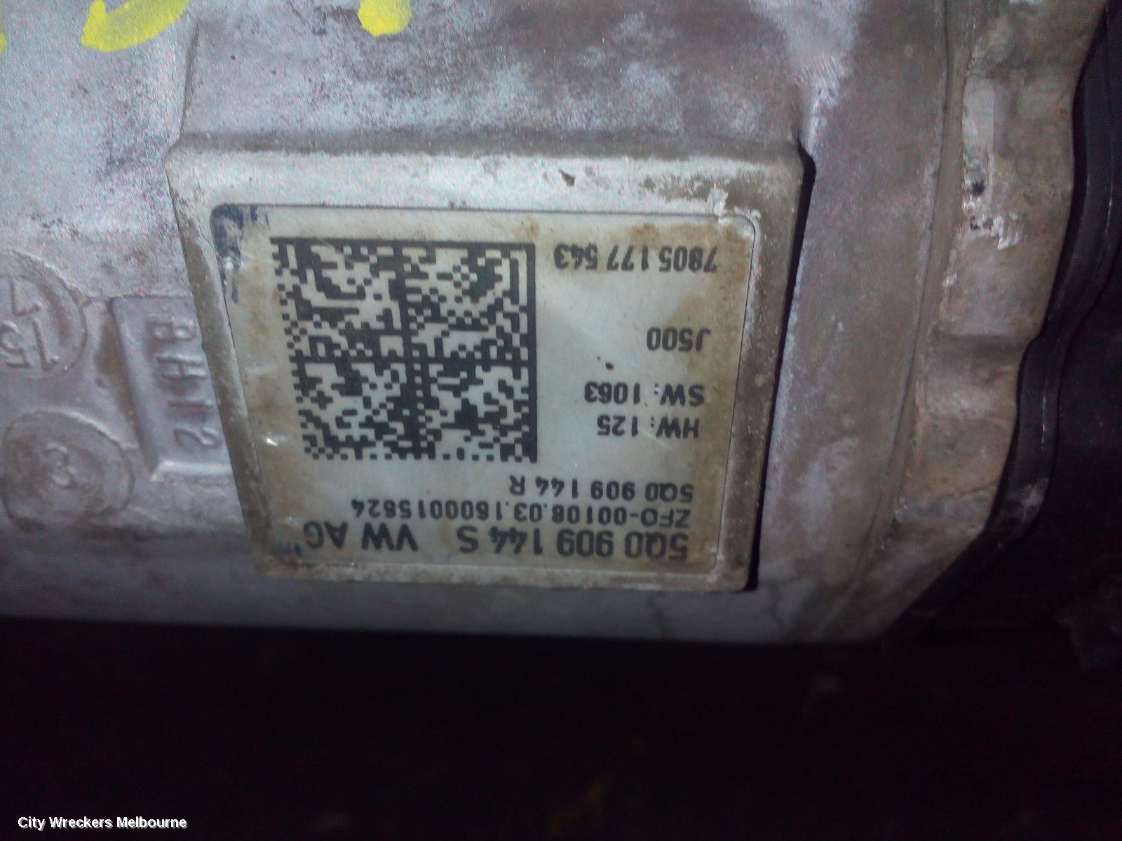 VOLKSWAGEN PASSAT STEERING BOX/RACK, B8/MK7, 06/2015 ONWARDS