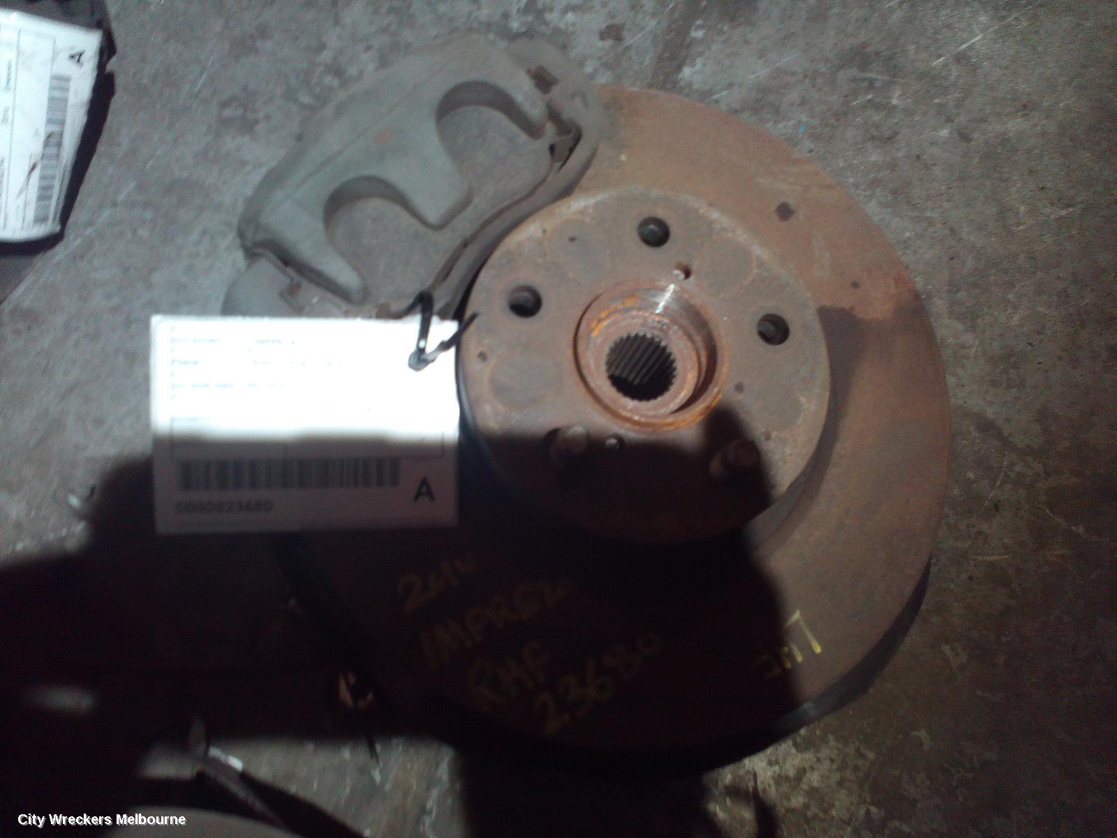 SUBARU IMPREZA RIGHT FRONT HUB ASSEMBLY, G3, NON WRX TYPE, 04/2007 - 11/2011