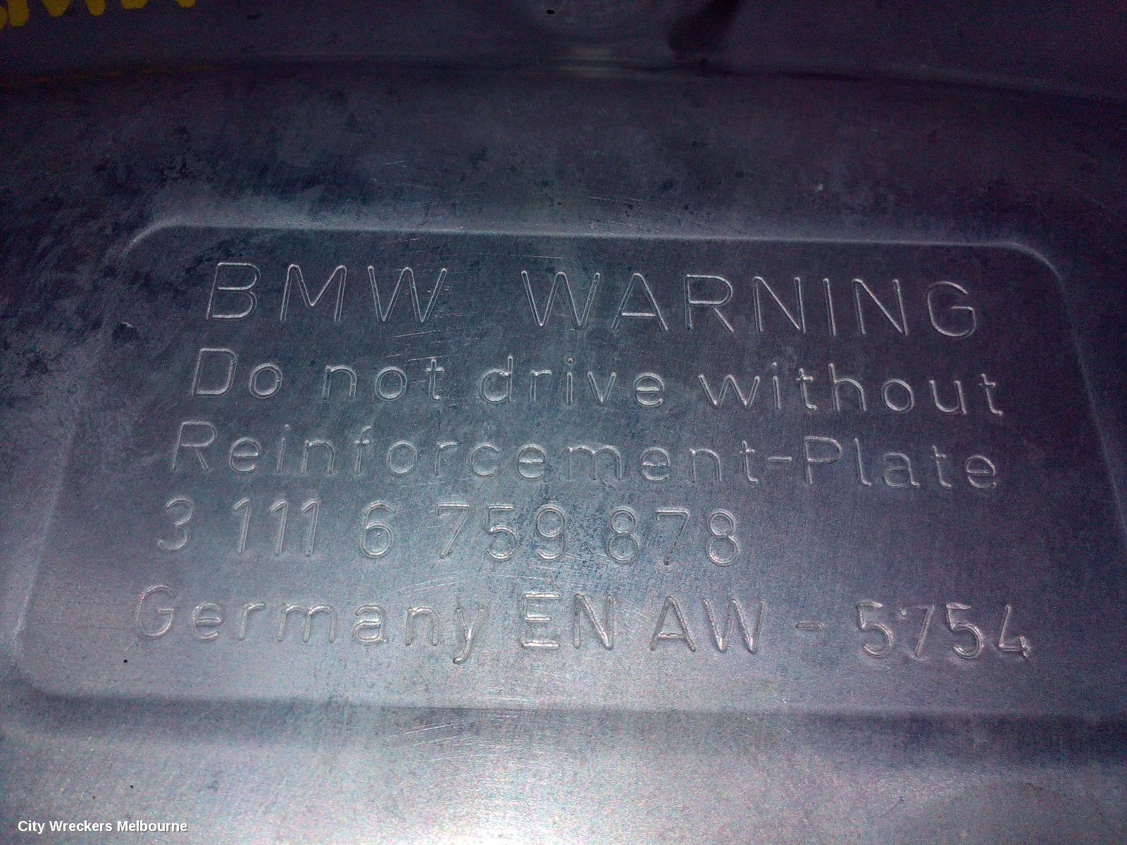 BMW 5 SERIES LOWER ENGINE SPLASH TRAY, E60/E61, 10/2003 - 04/2010