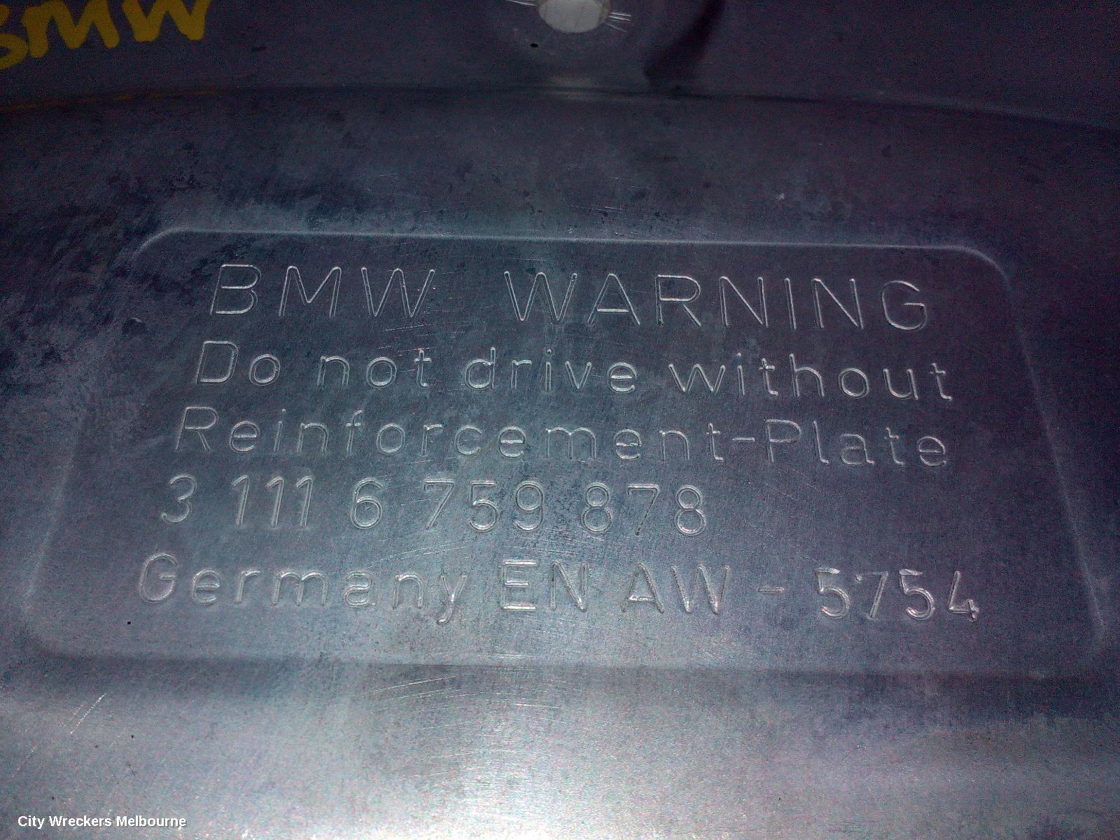 BMW 5 SERIES LOWER ENGINE SPLASH TRAY, E60/E61, 10/2003 - 04/2010