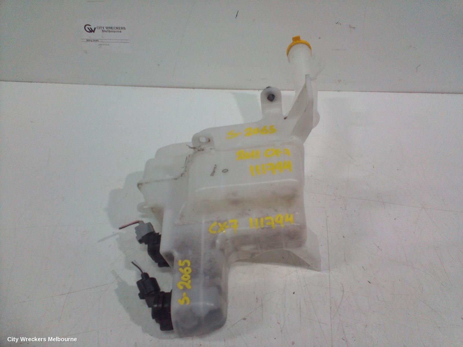 MAZDA CX7 WASHER BOTTLE, ER, RH SIDE, PETROL, 11/2006 - 02/2012