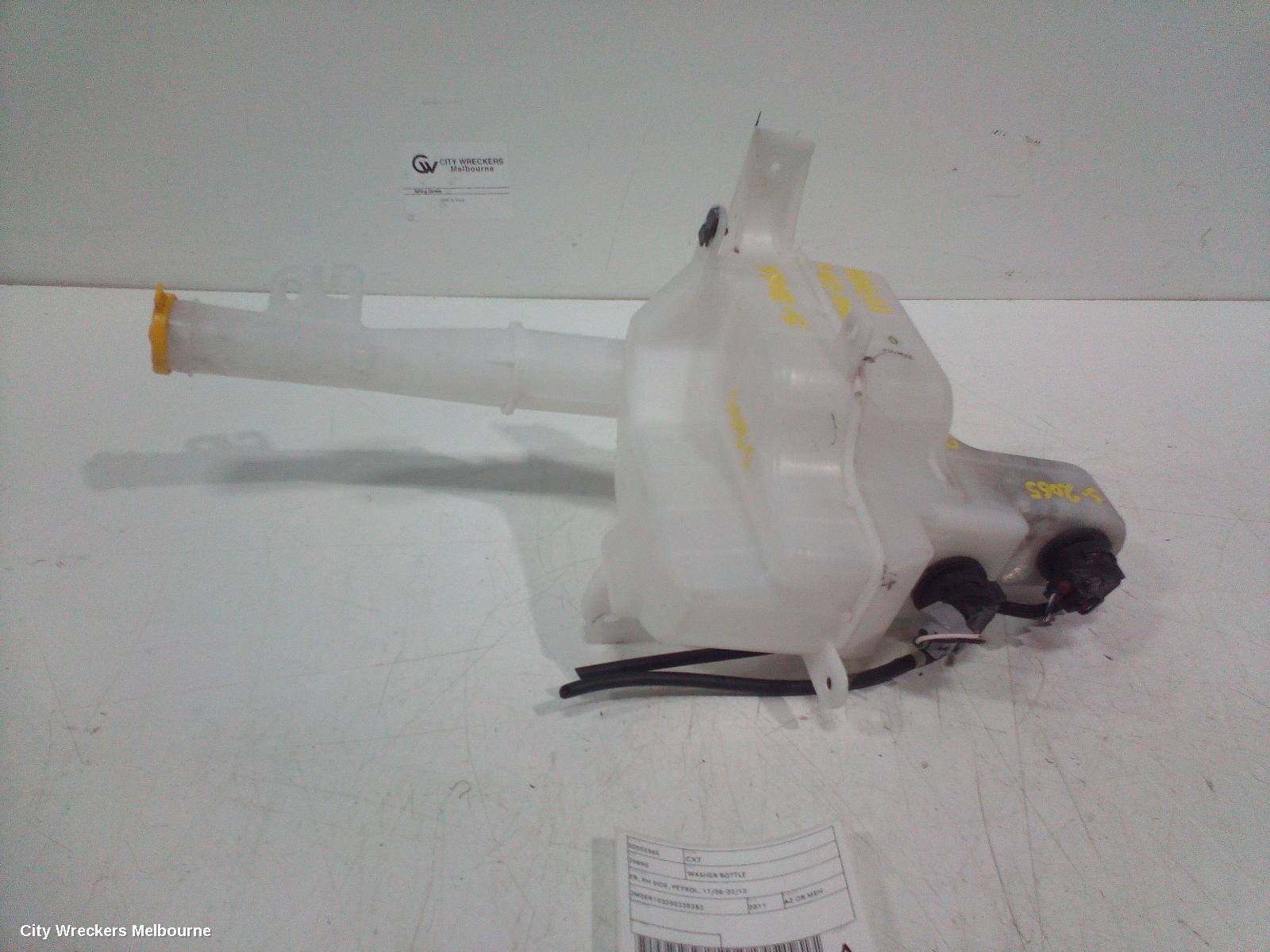MAZDA CX7 WASHER BOTTLE, ER, RH SIDE, PETROL, 11/2006 - 02/2012