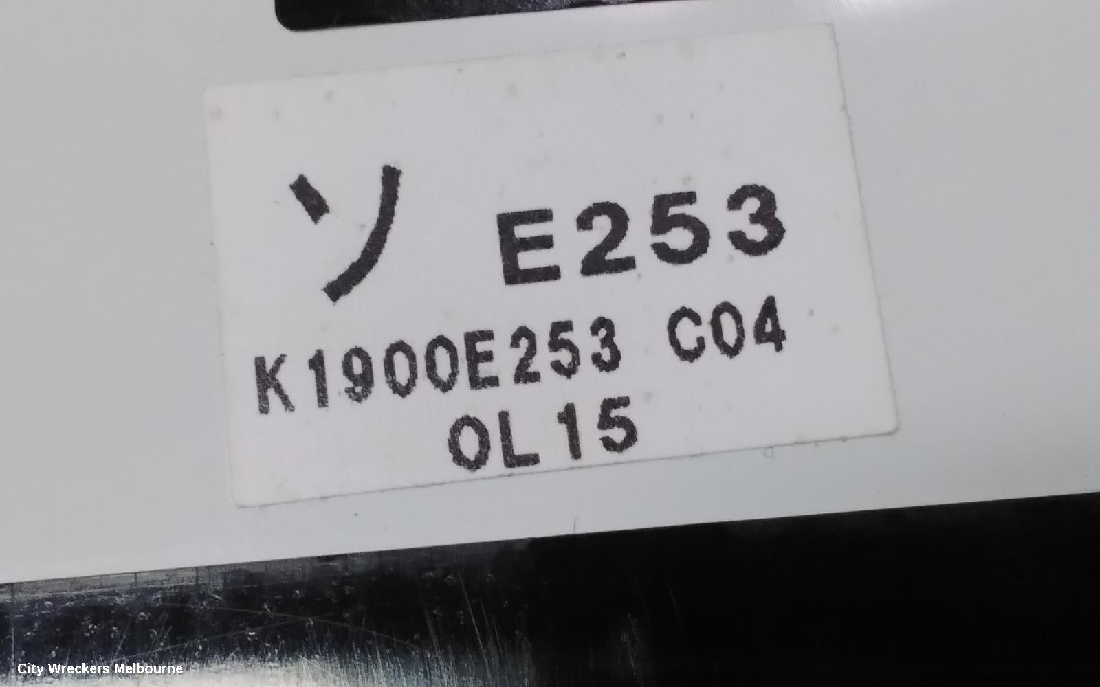 MAZDA CX7 HEATER/AC CONTROLS, ER, 06/2009 - 02/2012