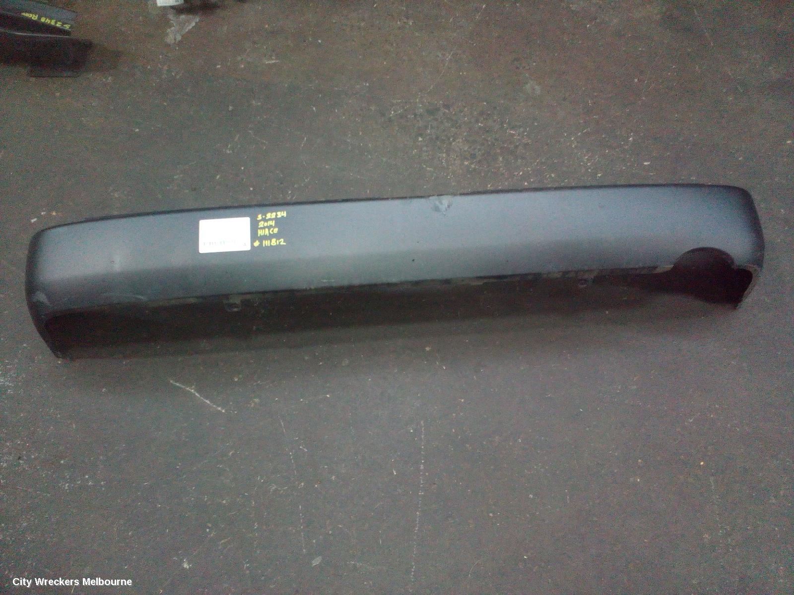 TOYOTA HIACE REAR BUMPER, TRH/KDH, LWB/SWB, NON STEP TYPE, 03/2005 - 04/2019