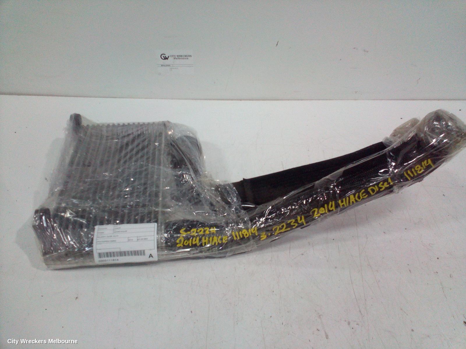 TOYOTA HIACE INTERCOOLER, TRH/KDH, 03/2005 - 04/2019