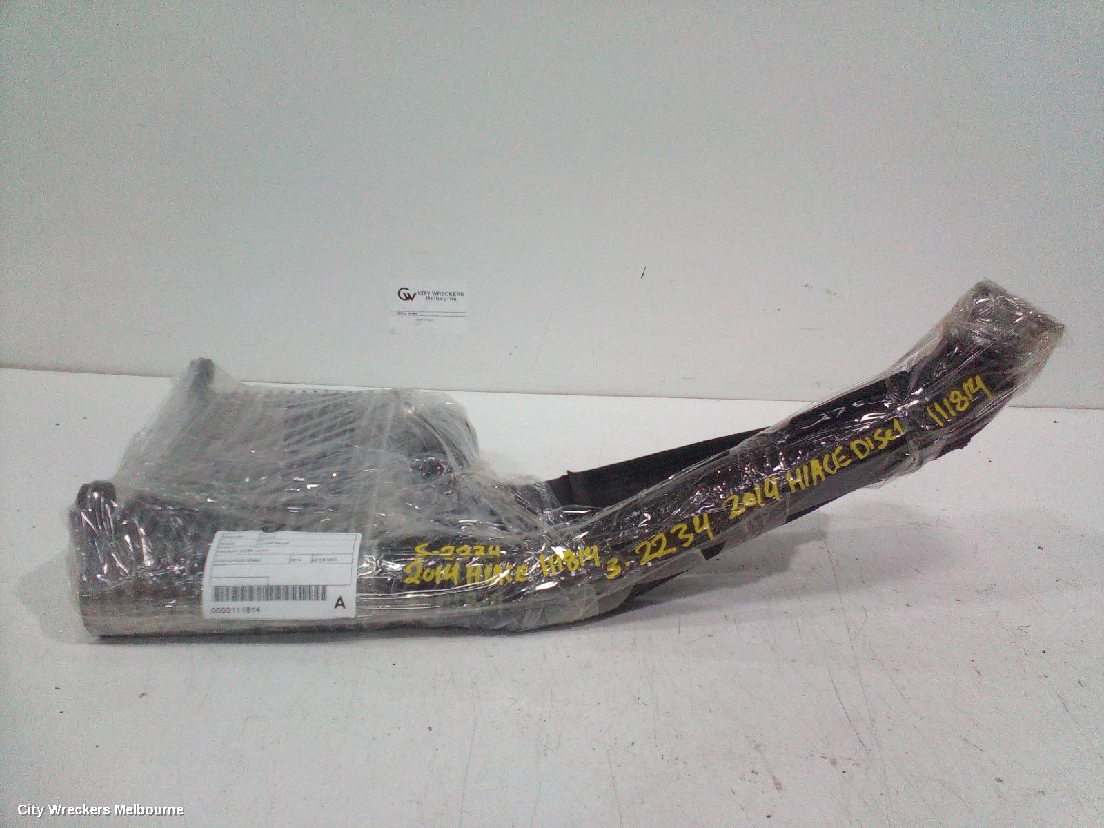 TOYOTA HIACE INTERCOOLER, TRH/KDH, 03/2005 - 04/2019