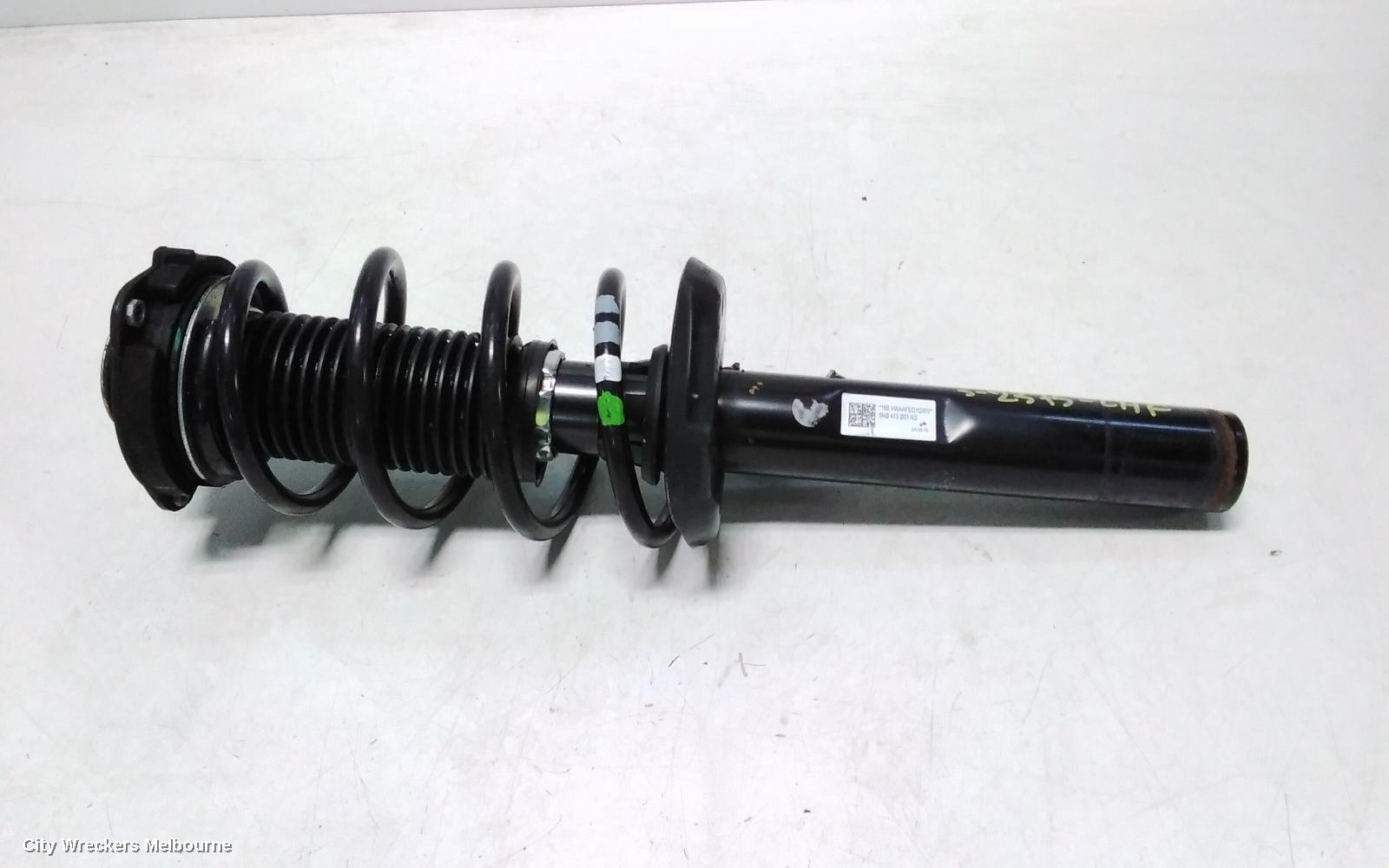 AUDI Q3 LEFT FRONT STRUT, 8U, 2.0, PETROL, CULB CODE, 11/2014 - 12/2018
