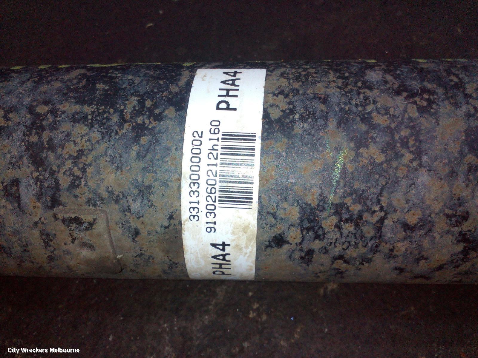 TOYOTA HIACE REAR DRIVE SHAFT, KDH, LWB/SWB, AUTO T/M, DIESEL, 03/2005 - 04/2019
