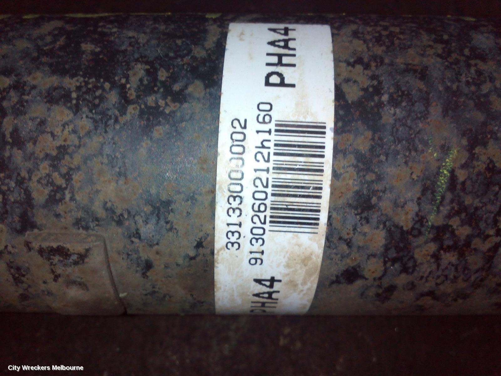 TOYOTA HIACE REAR DRIVE SHAFT, KDH, LWB/SWB, AUTO T/M, DIESEL, 03/2005 - 04/2019