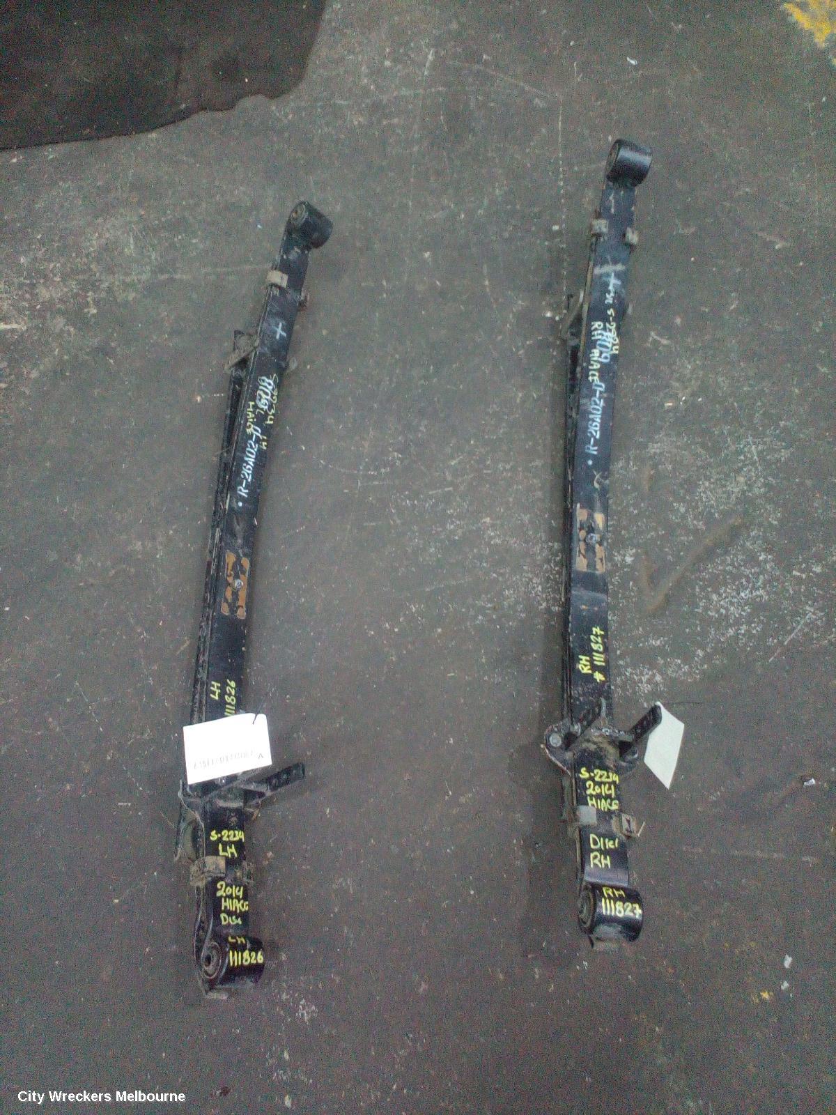 TOYOTA HIACE REAR LEAF SPRING, TRH/KDH, LWB/SWB, RH SIDE, 03/2005 - 04/2019