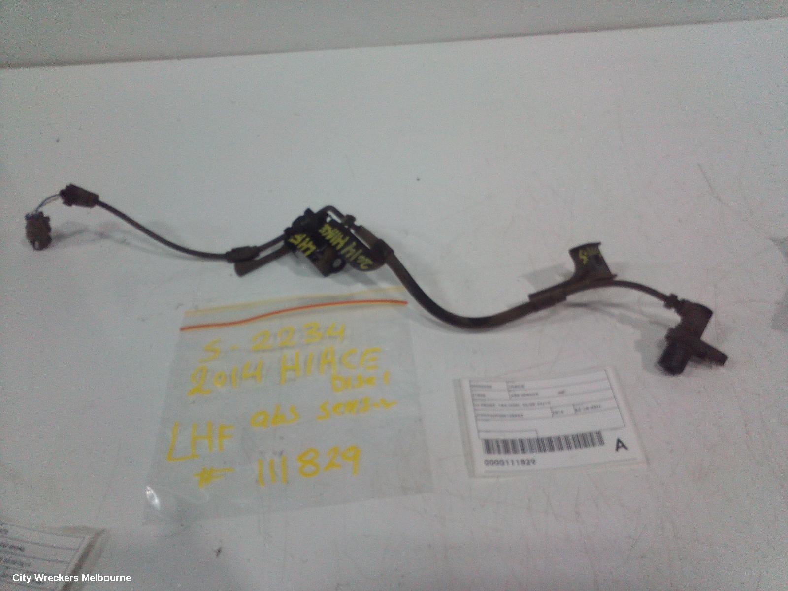 TOYOTA HIACE ABS SENSOR, LH FRONT, W/ LOOM TYPE, TRH/KDH, 01/2005 - 04/2019