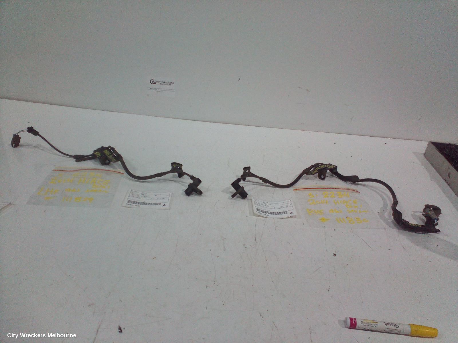TOYOTA HIACE ABS SENSOR, LH FRONT, W/ LOOM TYPE, TRH/KDH, 01/2005 - 04/2019