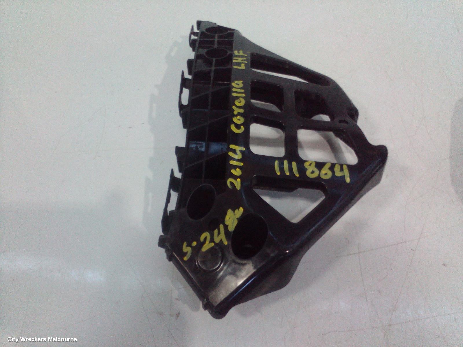 TOYOTA COROLLA F/BAR REINFORC/BRACK, LEFT BRACKET, ZRE182R, HATCH, 10/2012 - 06/2018