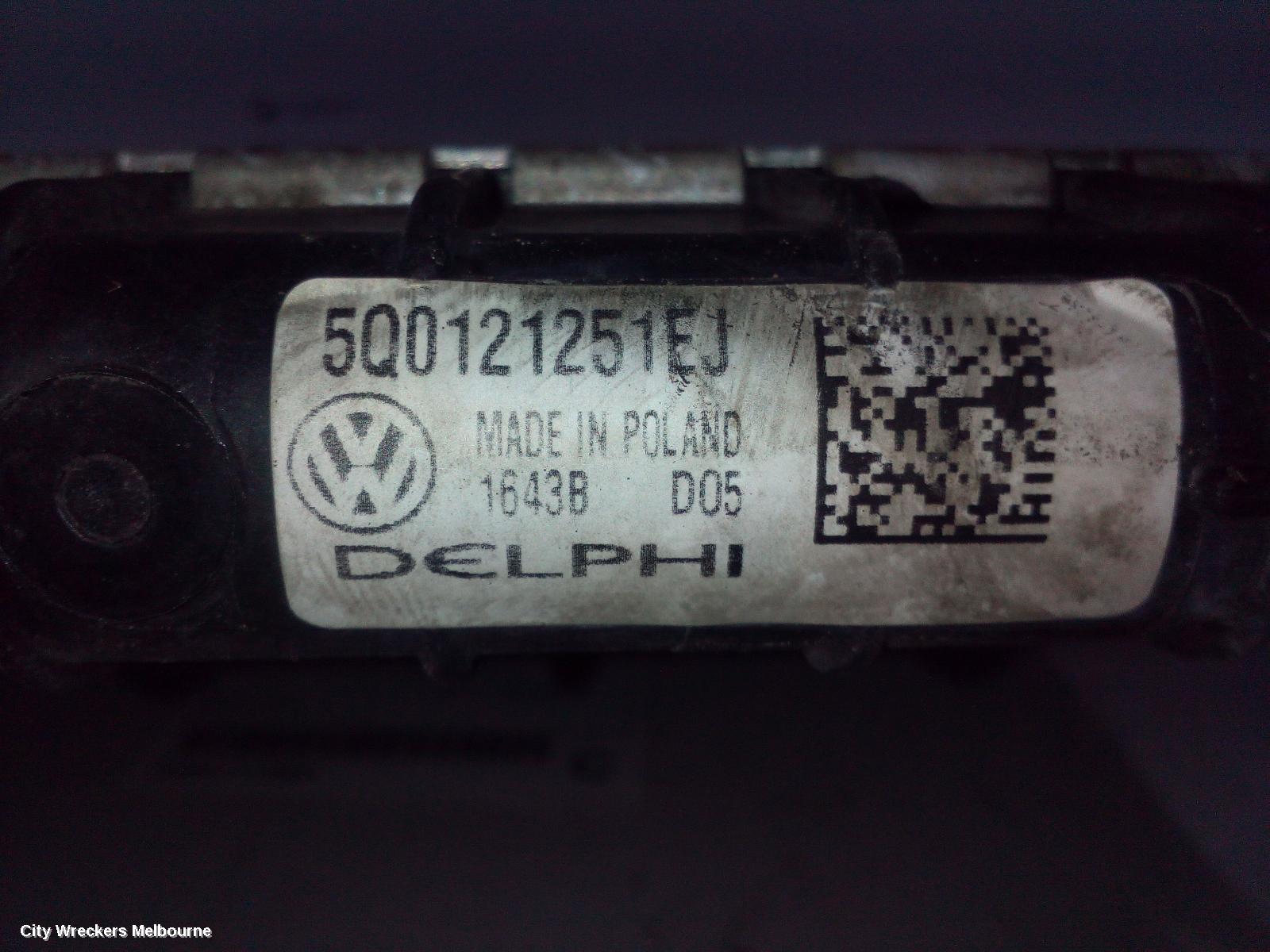 VOLKSWAGEN GOLF RADIATOR, SECONDARY RADIATOR (CLOSEST TO BUMPER), AUTO/MANUAL, 1.4, PETROL, GEN 7, 12/2012 - 08/2020